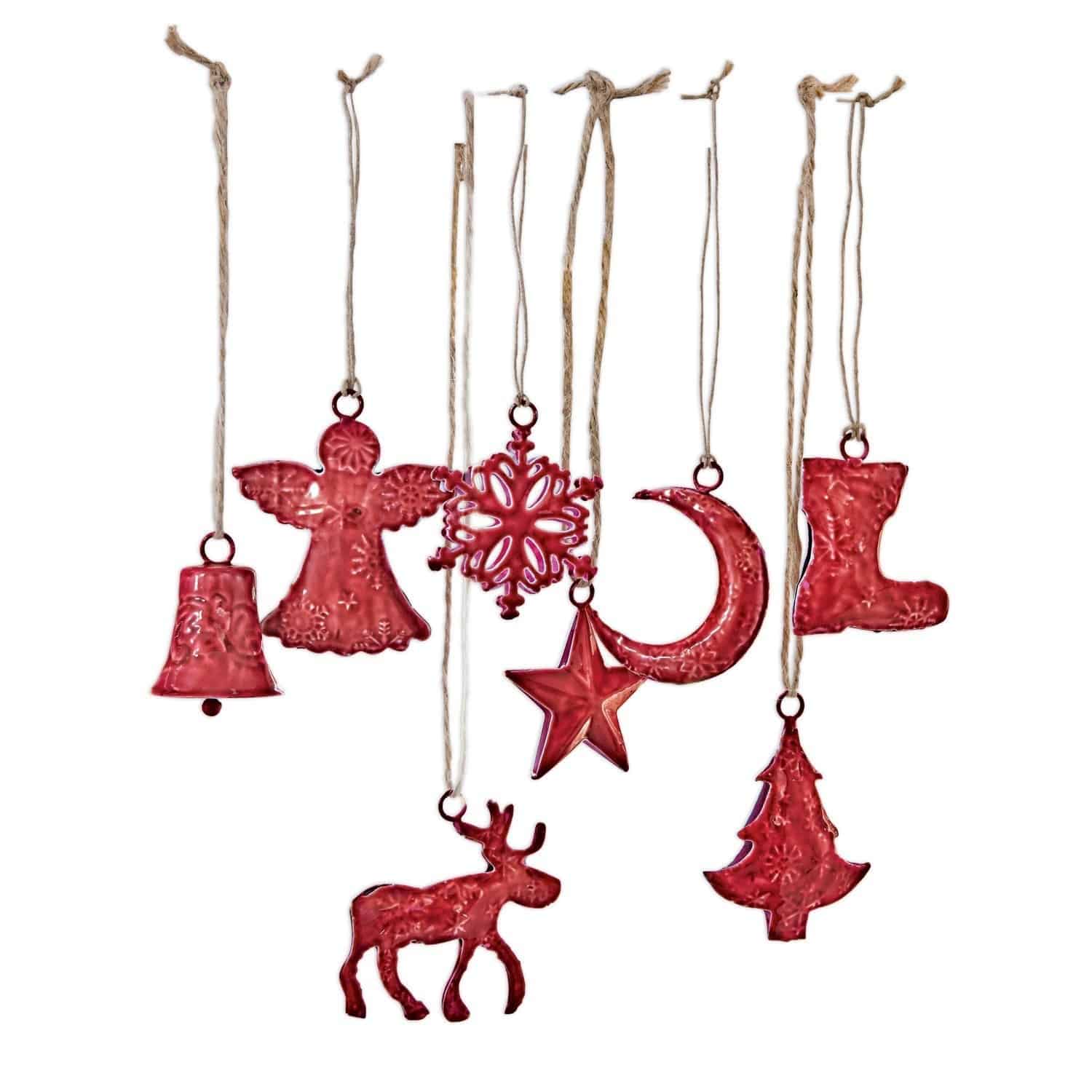 Kerstversiering set van 8 Rudy & Co.