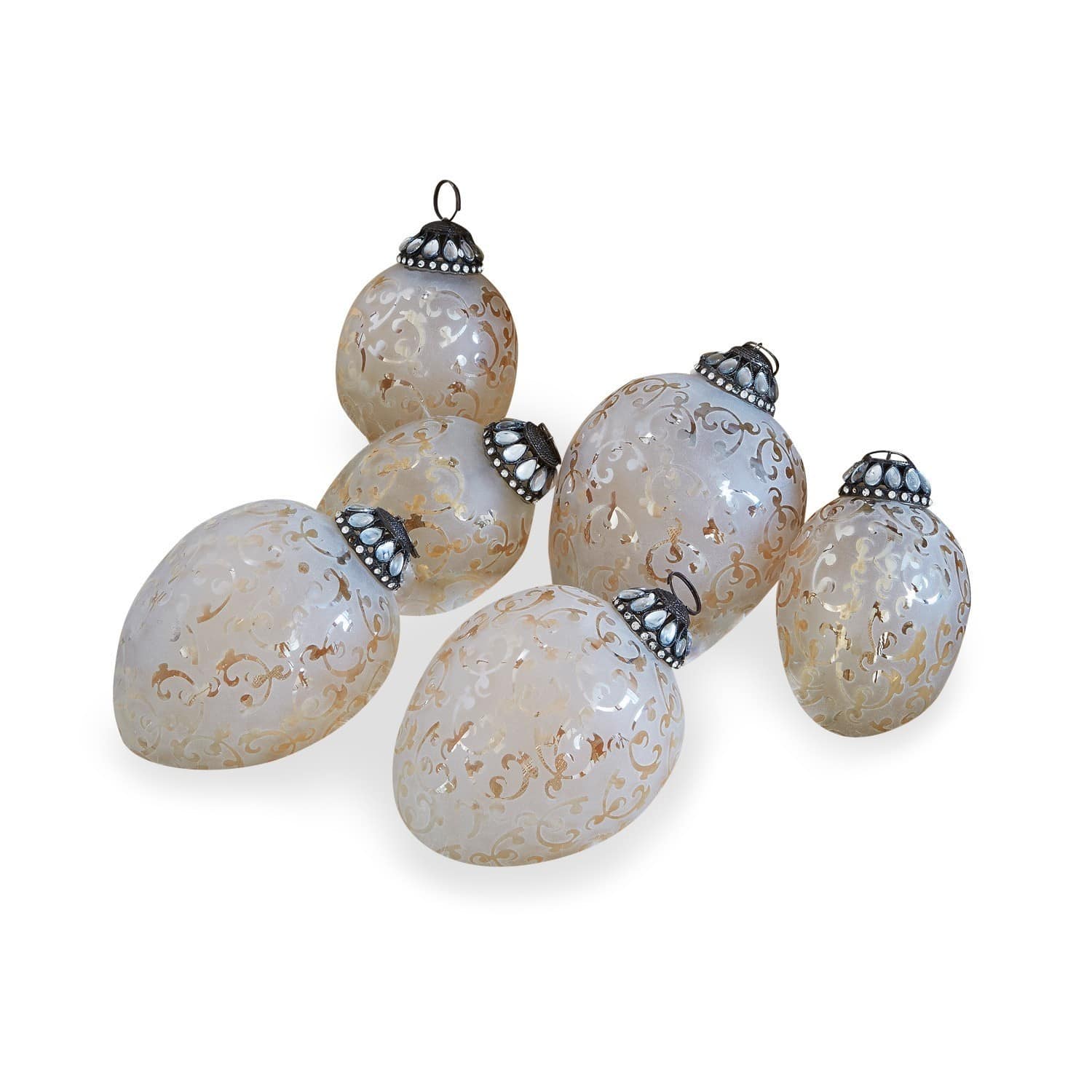 Kerstversiering set van 6 Laila