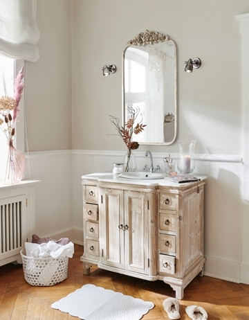 Badkamer in landelijke stijl