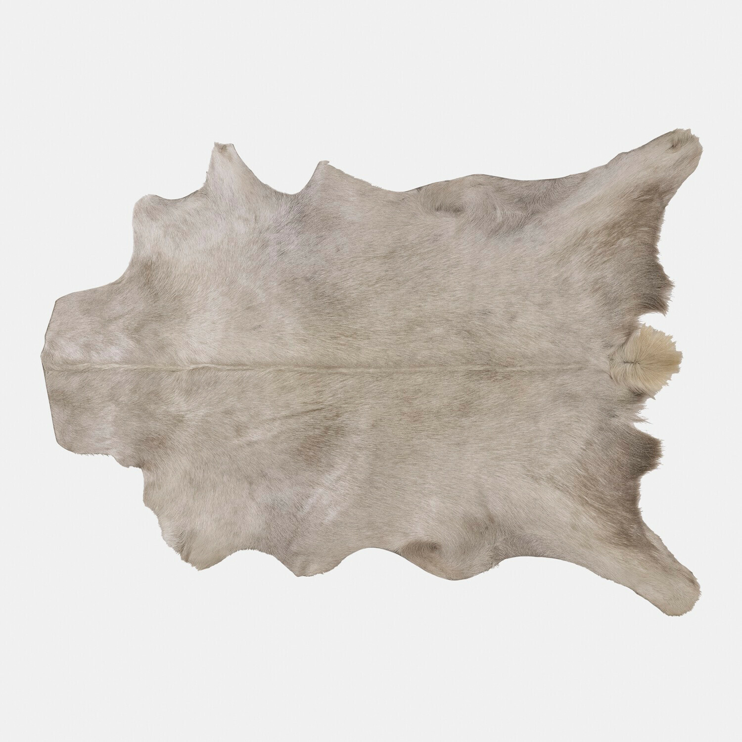 crème Crèmekleurig geitenharen vloerkleed met natuurlijke textuur, zachte en duurzame interieurdecoratie