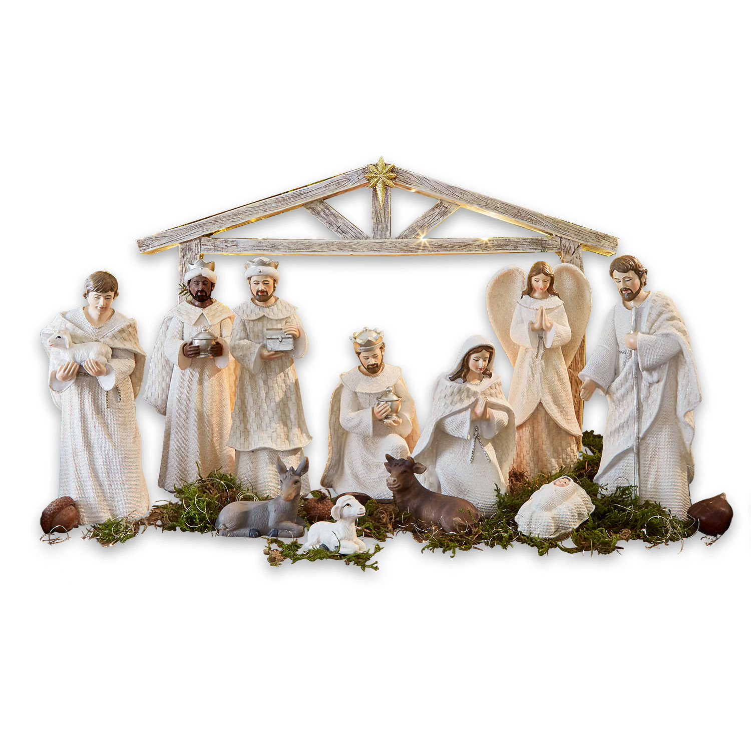 Kerststalfiguur set van 12 Santo