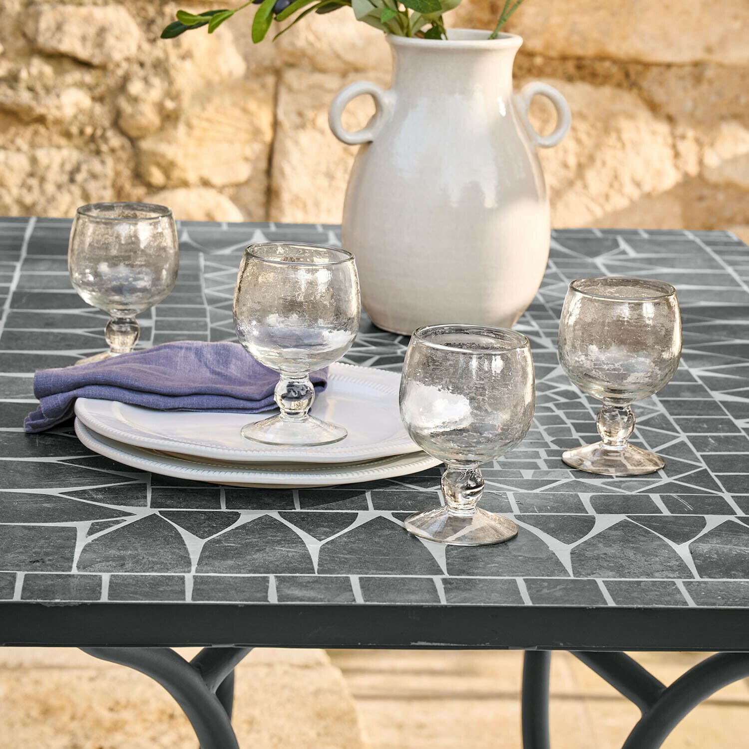 Glas set van 4 Vinoros