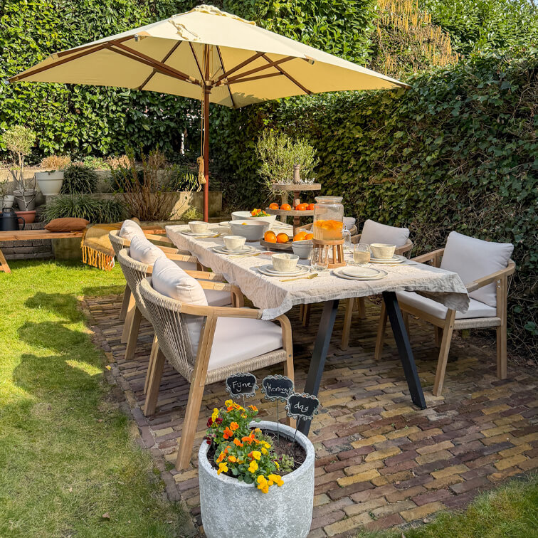 Koningsdag vol oranje en linnen