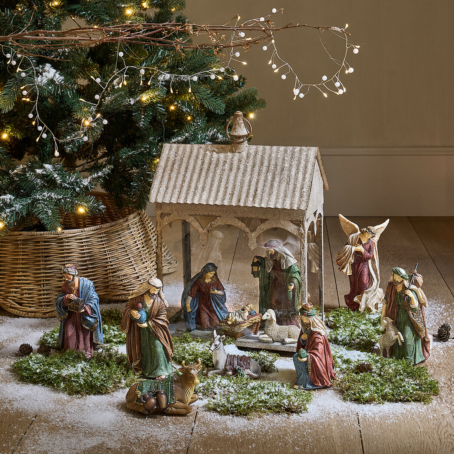 Kerststalfiguren set van 11 Christi