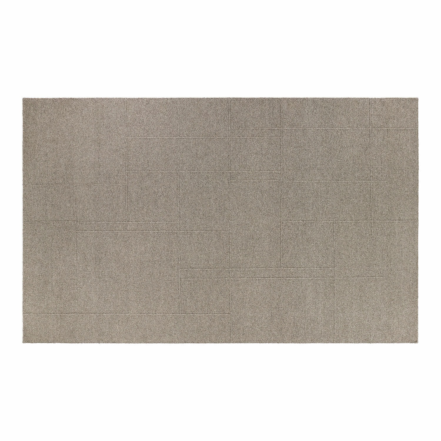 Vloerkleed Tharim Beige vloerkleed met subtiel geometrisch patroon, zacht materiaal, geschikt voor woonkamer