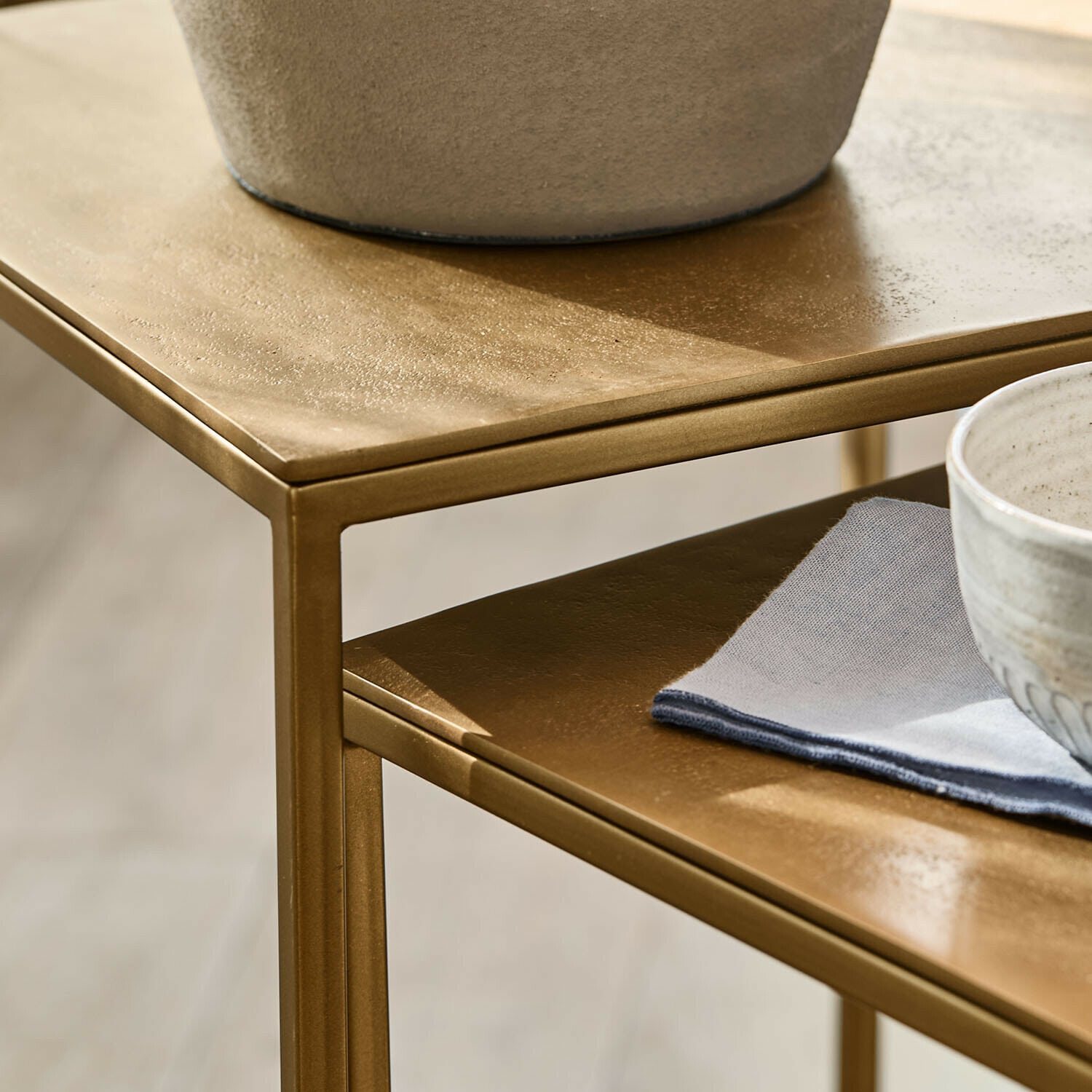 Bijzettafel set van 2 Olvenzo