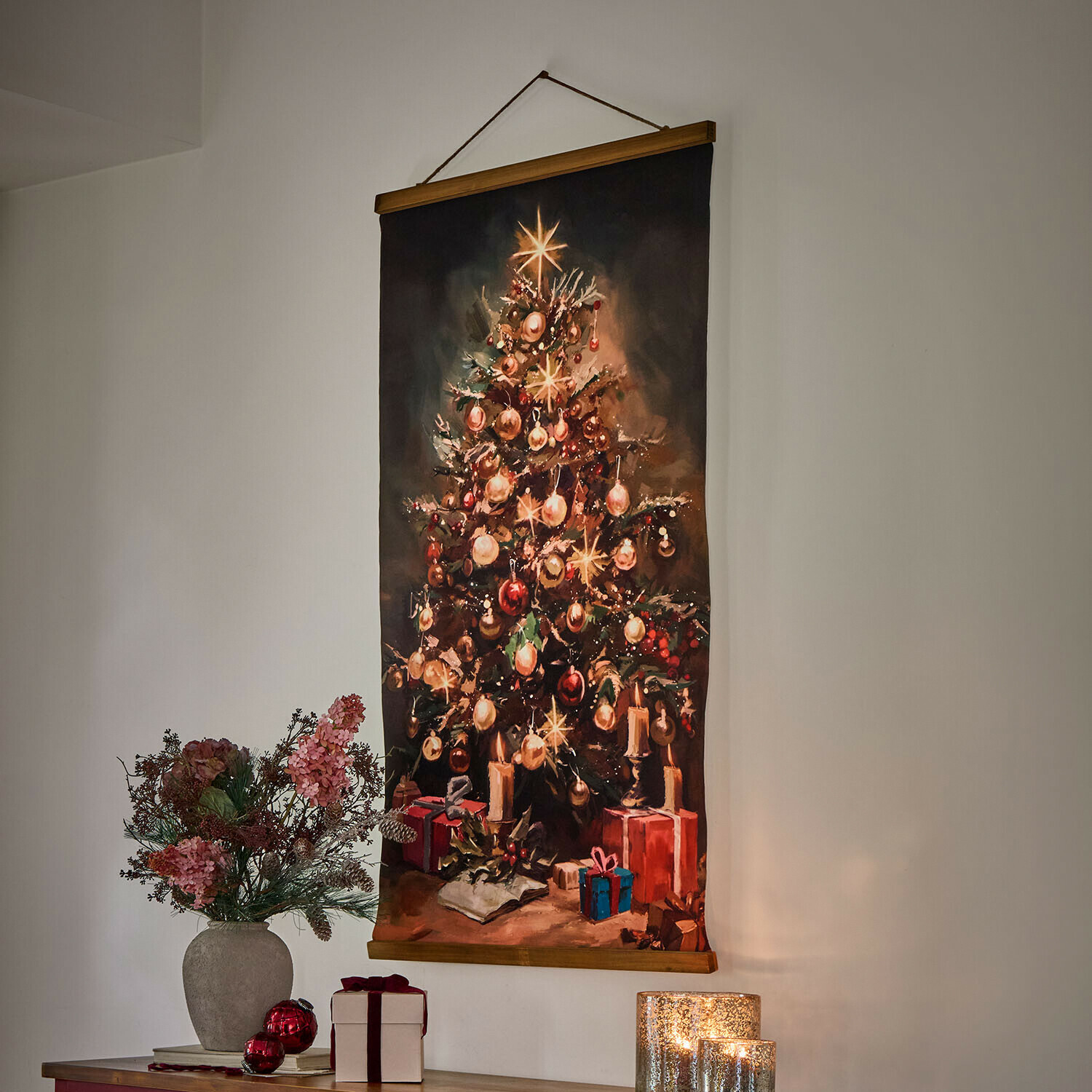 Wandafbeelding met ledverlichting Quenette
