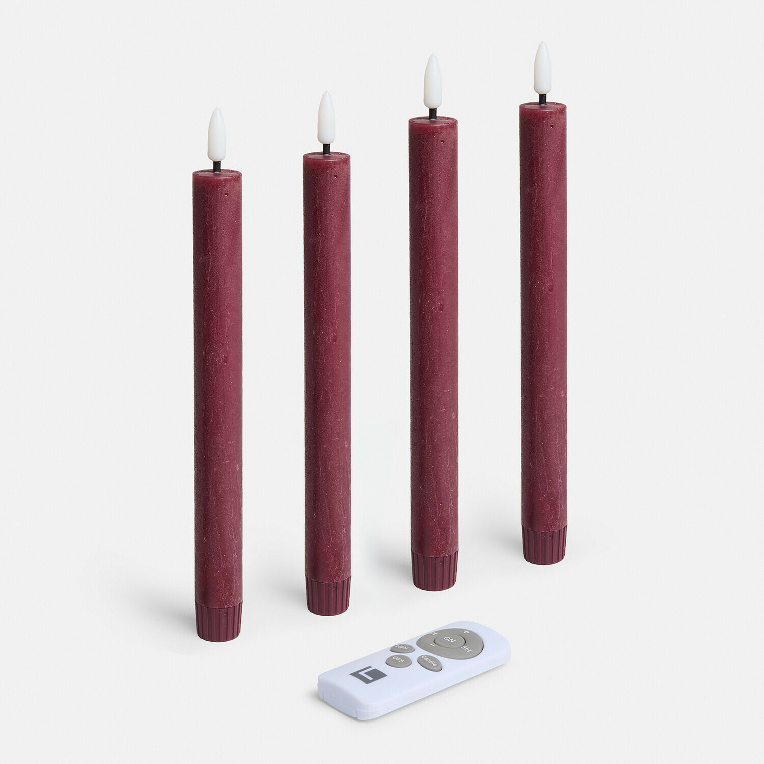 Ledstaafkaars set van 4 Eldsora Ledstaafkaars set van 4 Eldsora