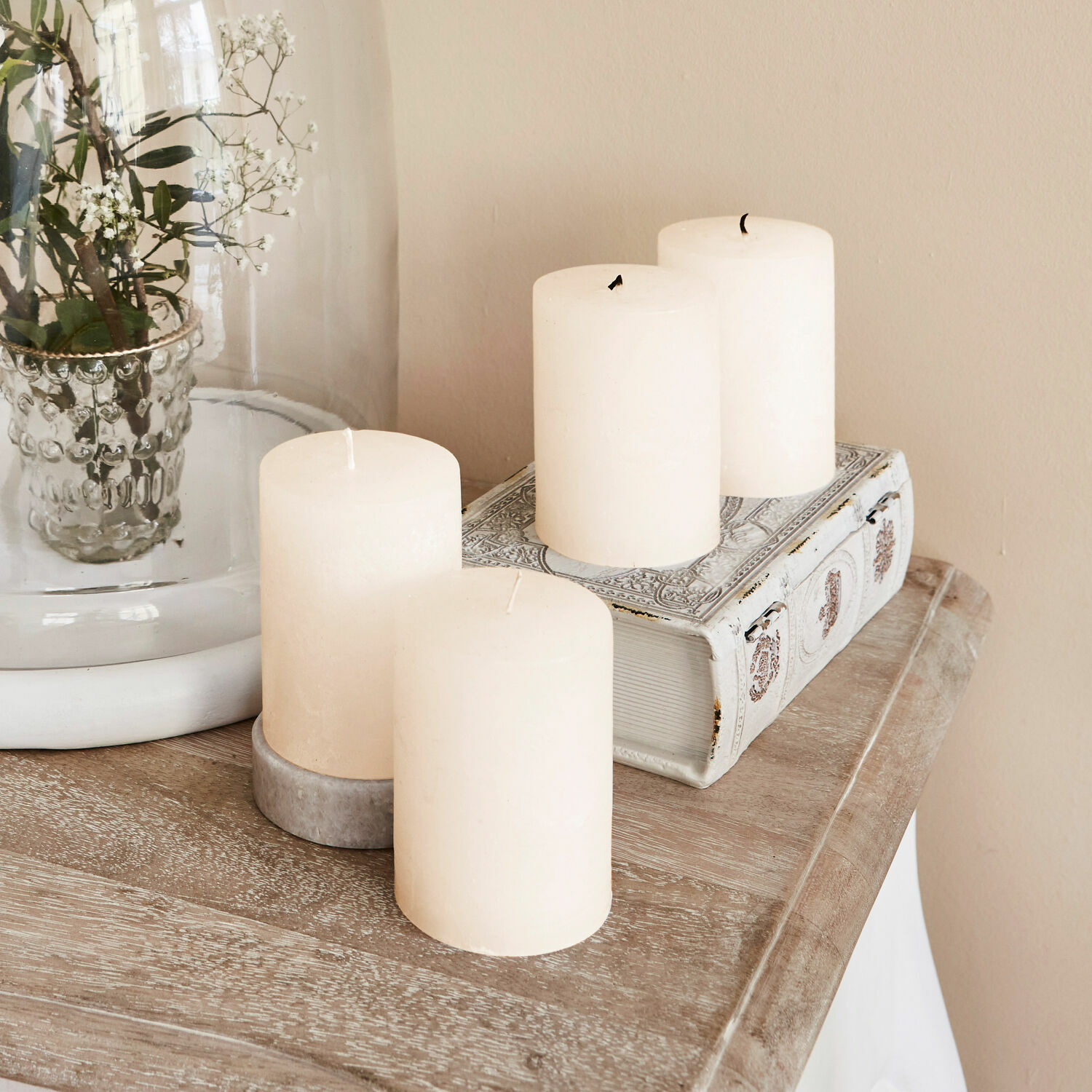 Kaars set van 4 Virrans