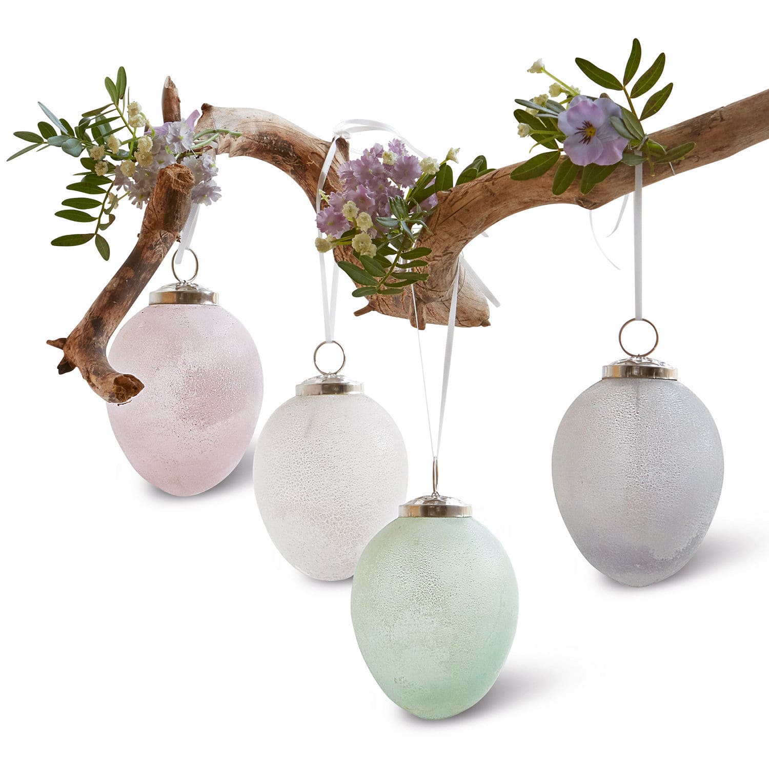 Paasei set van 4 Marble