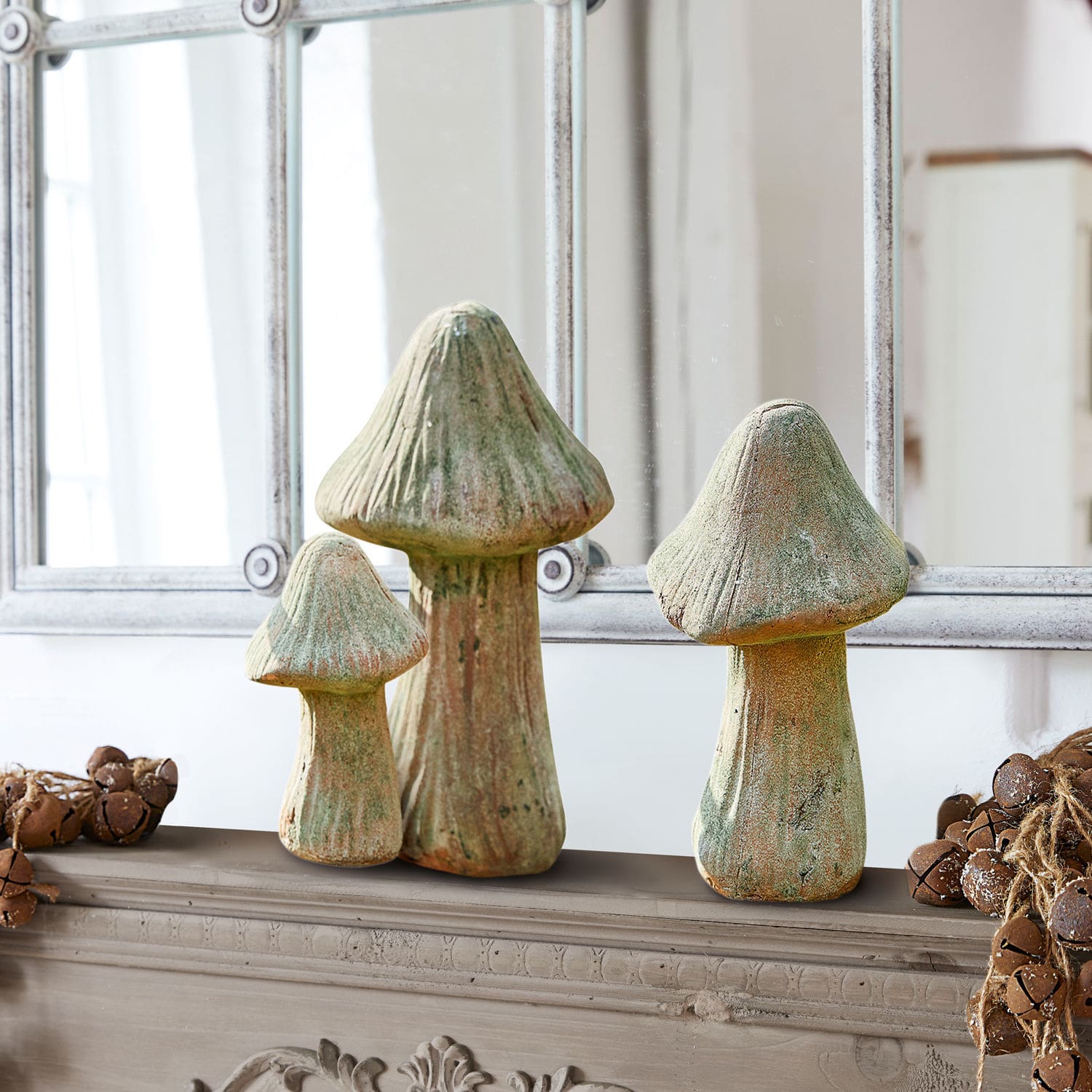 Decoratiepaddenstoel set van 3 Hardin