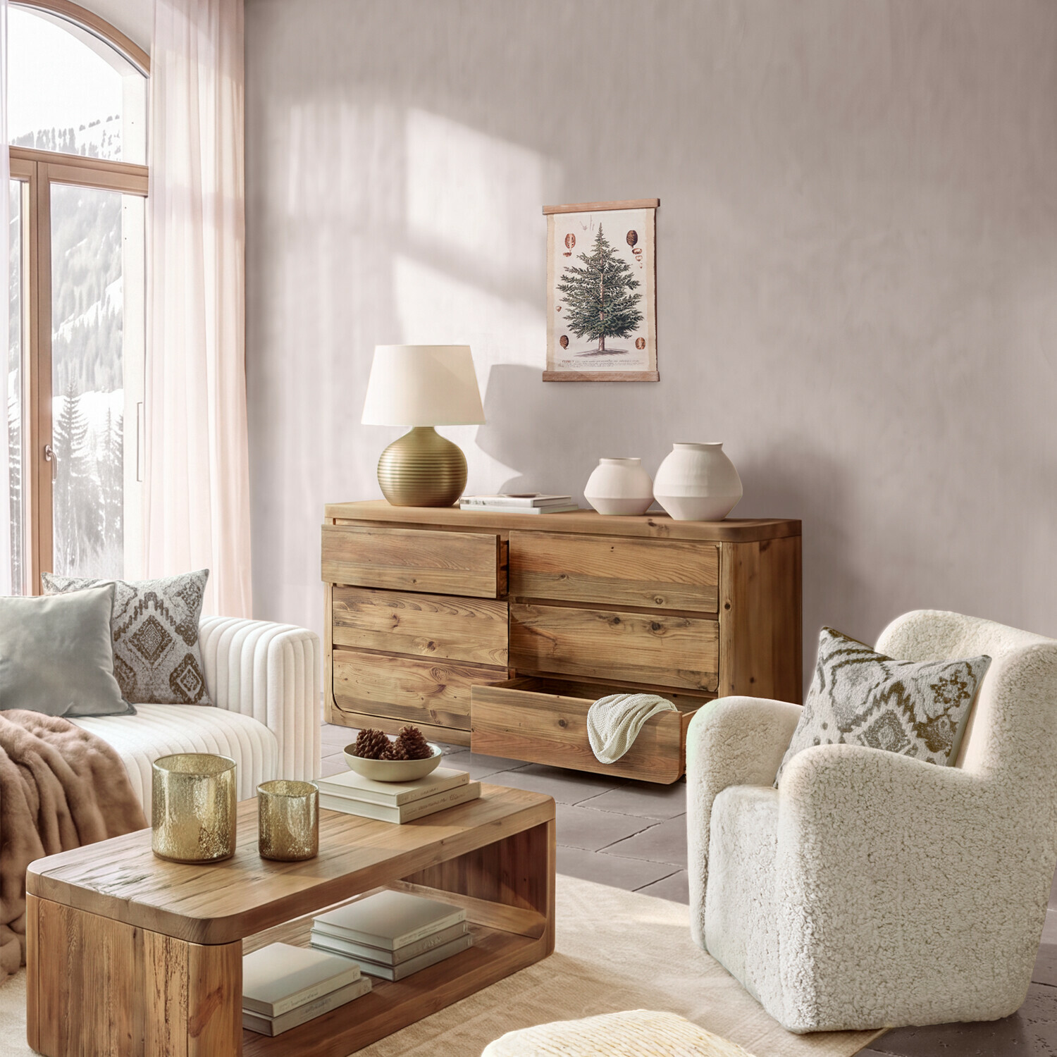 Wandafbeelding Ulmevaine
