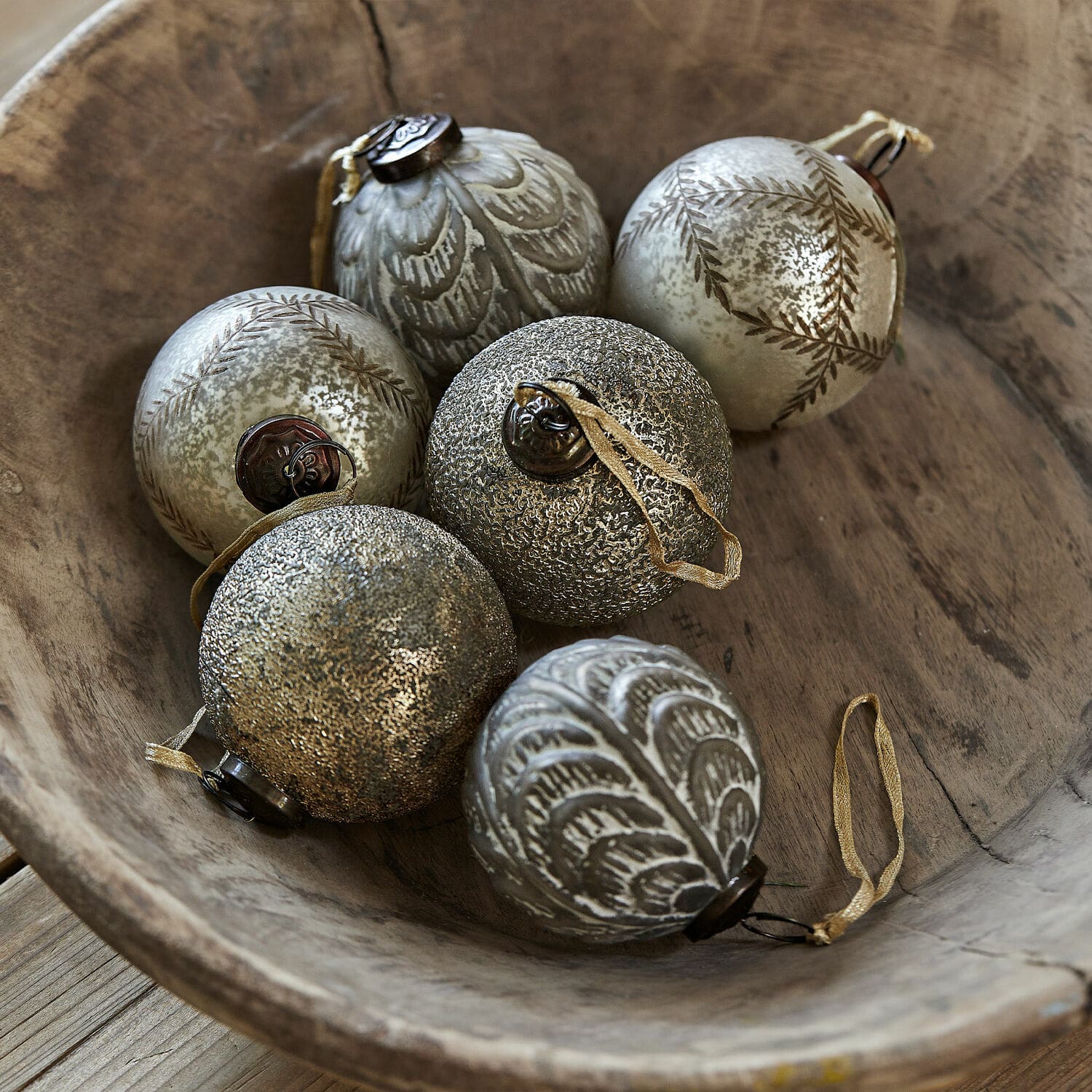 Kerstbal set van 6 Hélisande