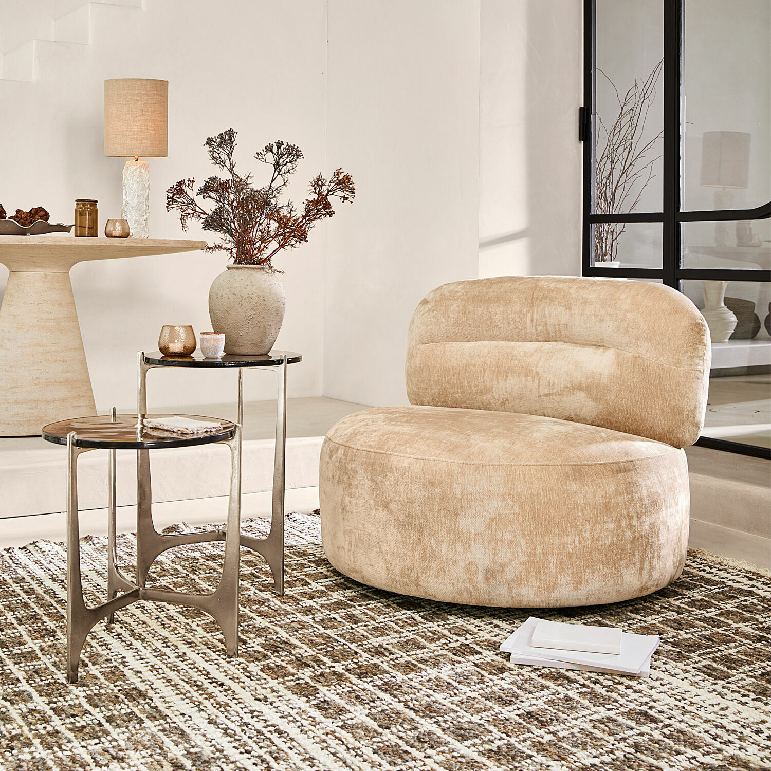 Draaibare loungefauteuil Brookminster