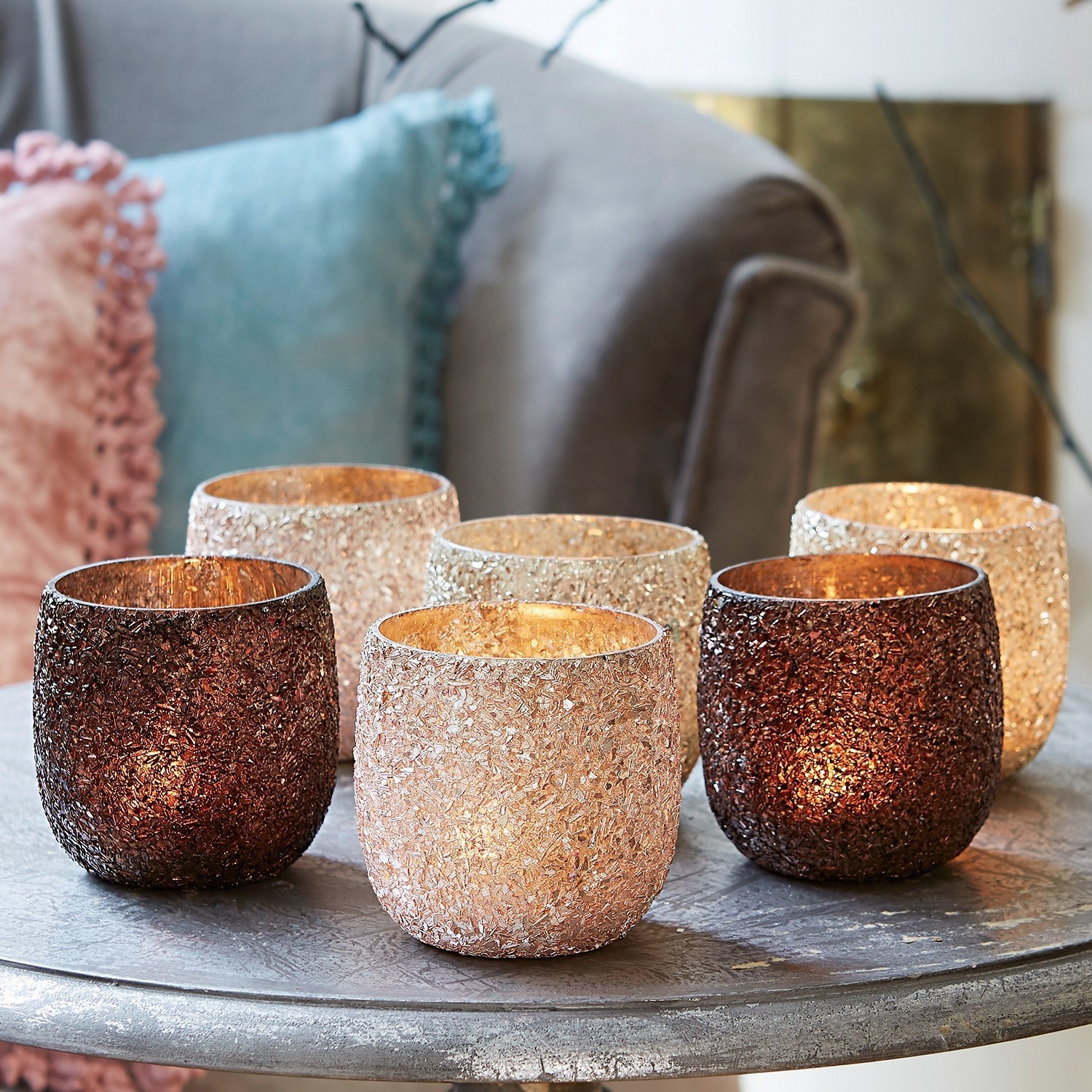 Windlicht, set van 6 Margon