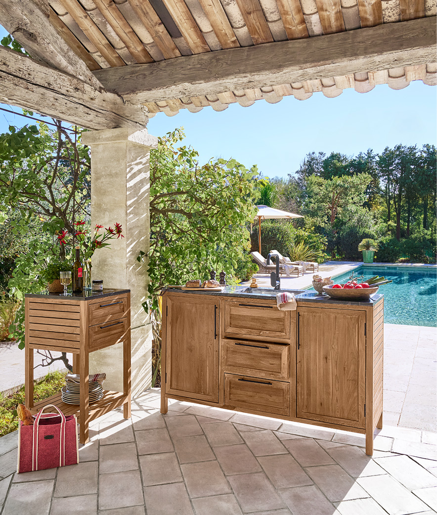 Zomers koken in de buitenlucht