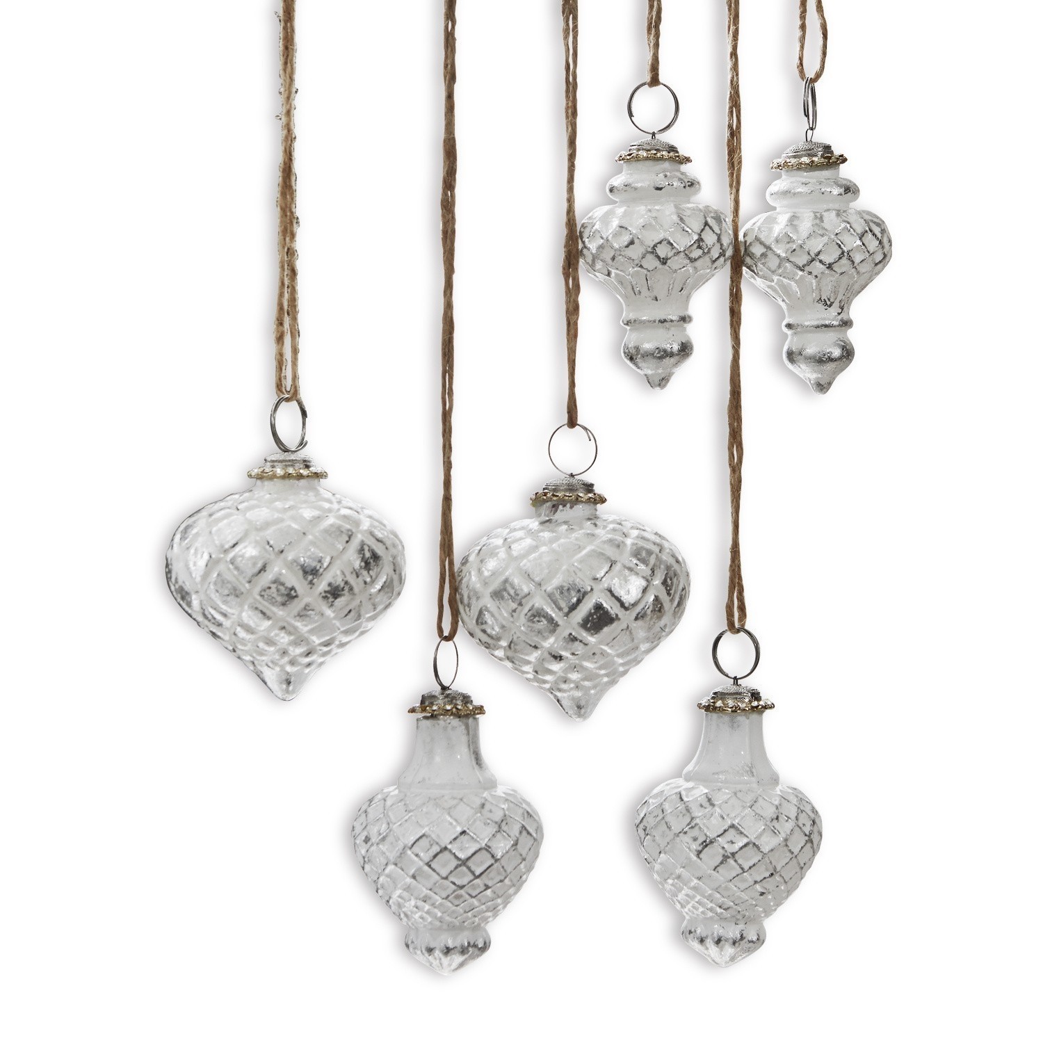 Kerstversiering set van 6 Appilly