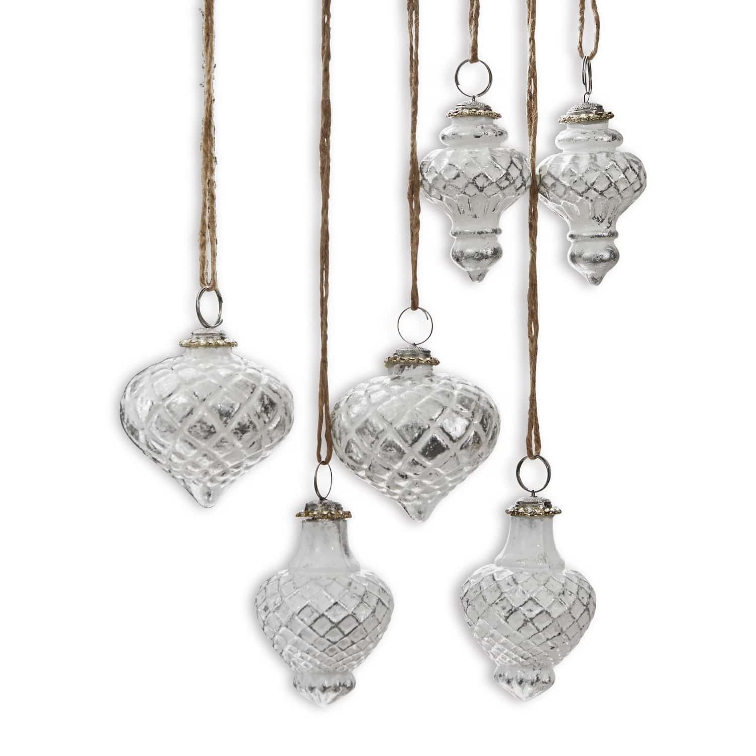Kerstversiering set van 6 Appilly