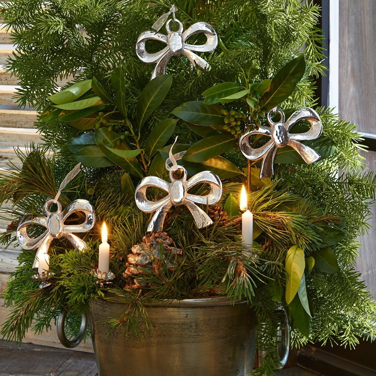 Kerstversiering set van 4 Paisley