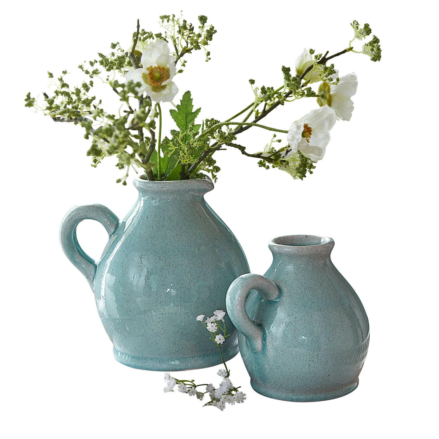 Vaas set van 2 Marbleton