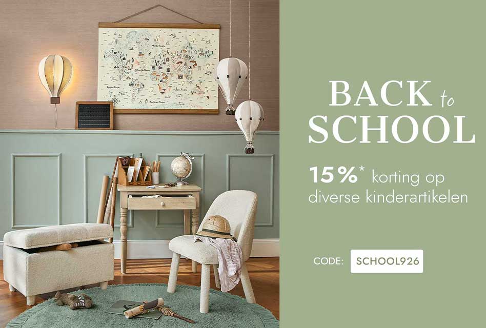 15% korting op diverse kinderartikelen