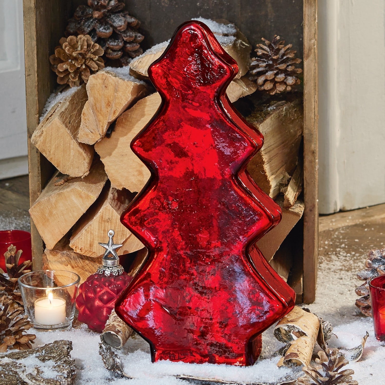 Decoratie boom Rouge