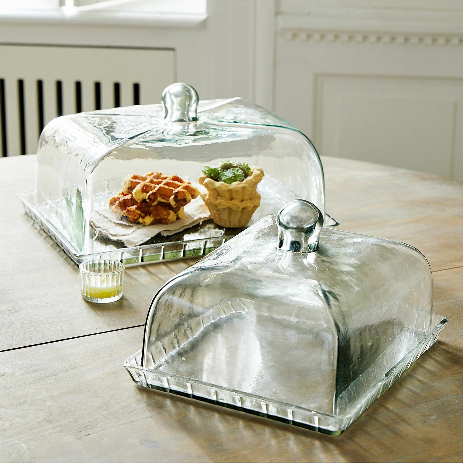 Glazen stolp met plateau Termes