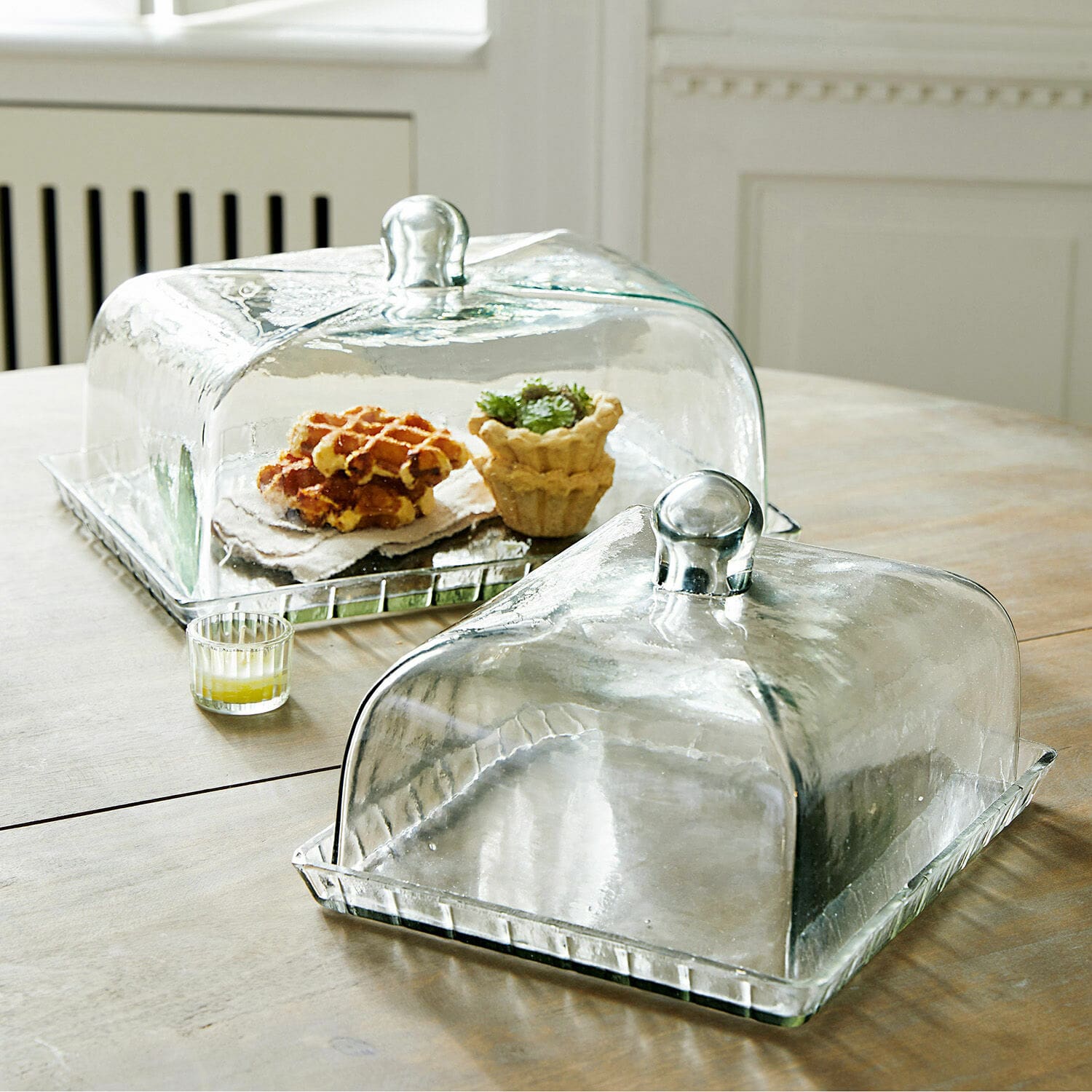 Glazen stolp met plateau Termes