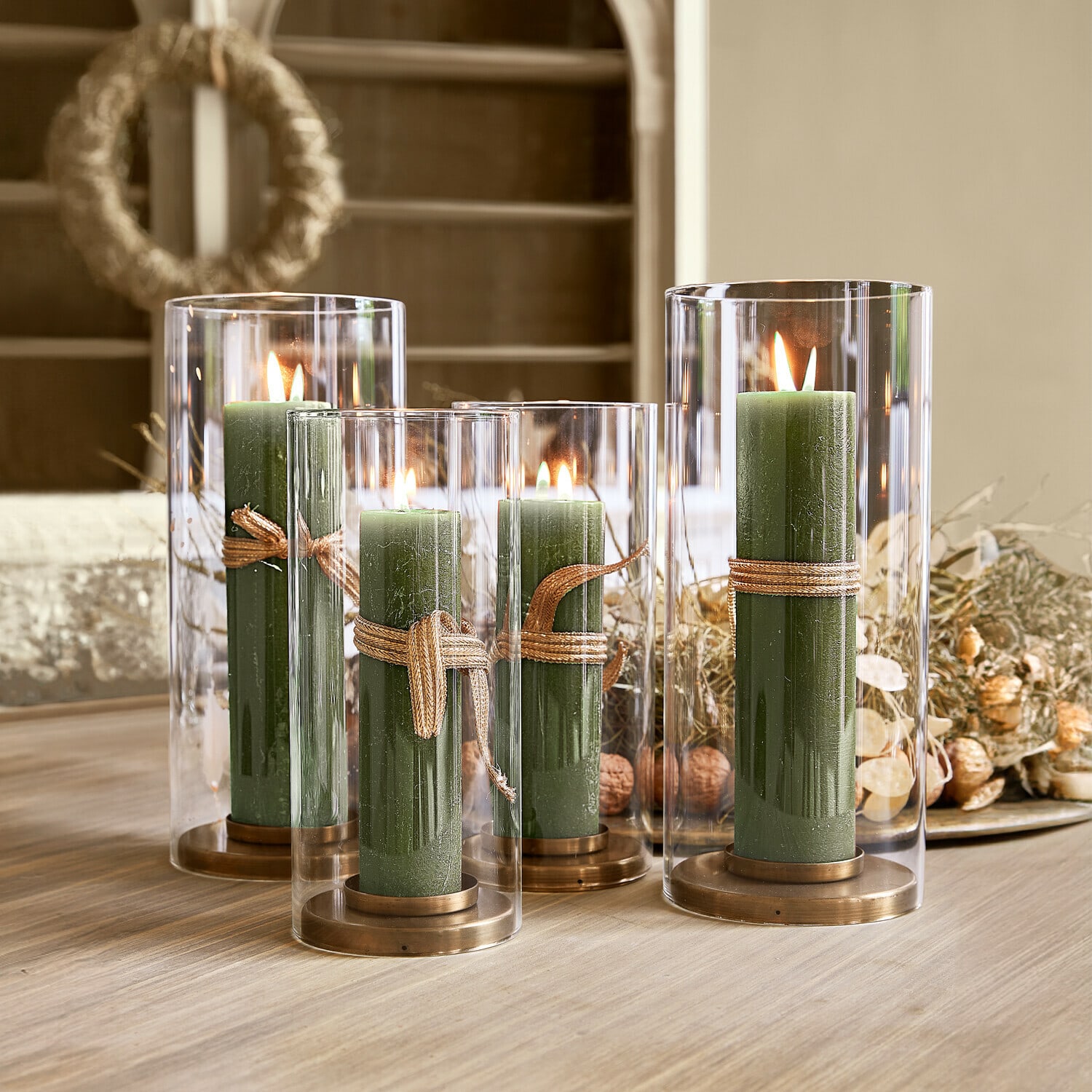 Windlicht set van 4 Kriven