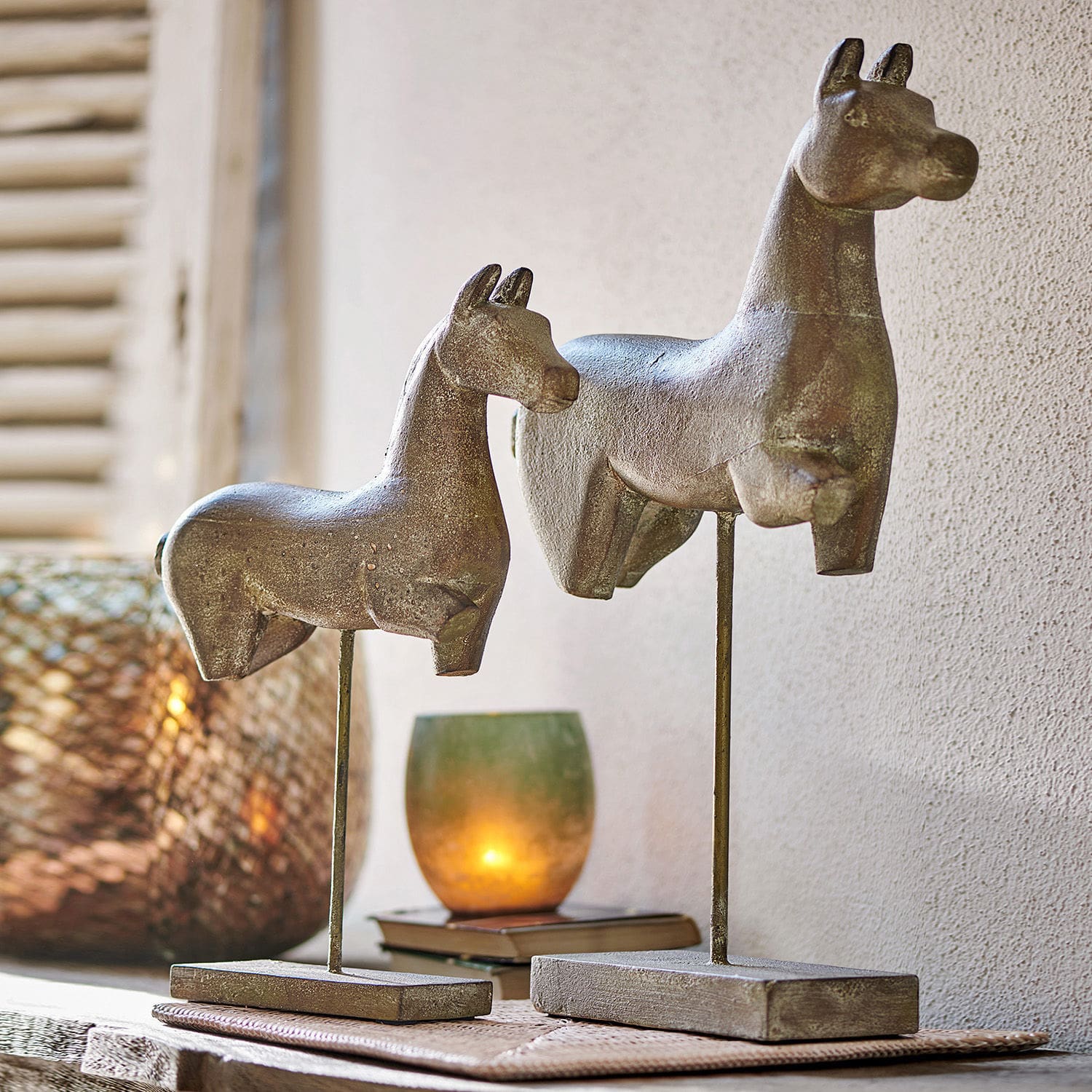 Decoratief paard, set van 2 Vigoux