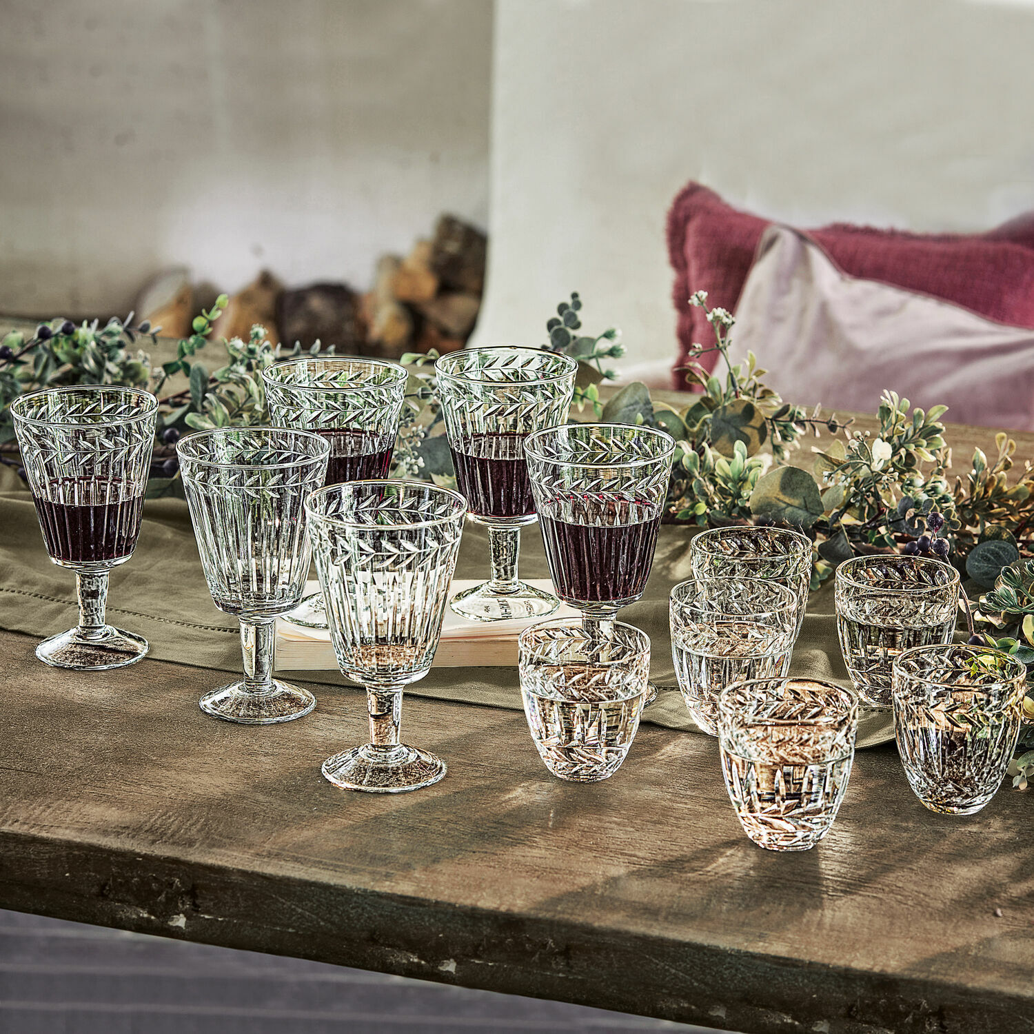 Glas set van 12 Padiès