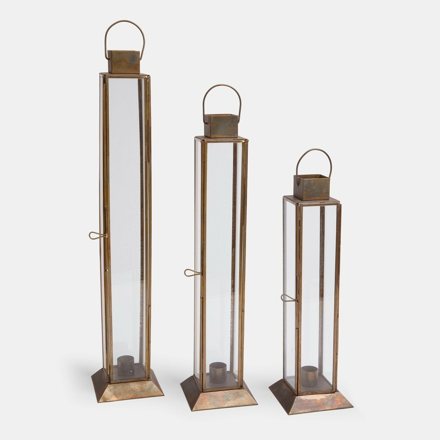 Lantaarn set van 3 Coppermill