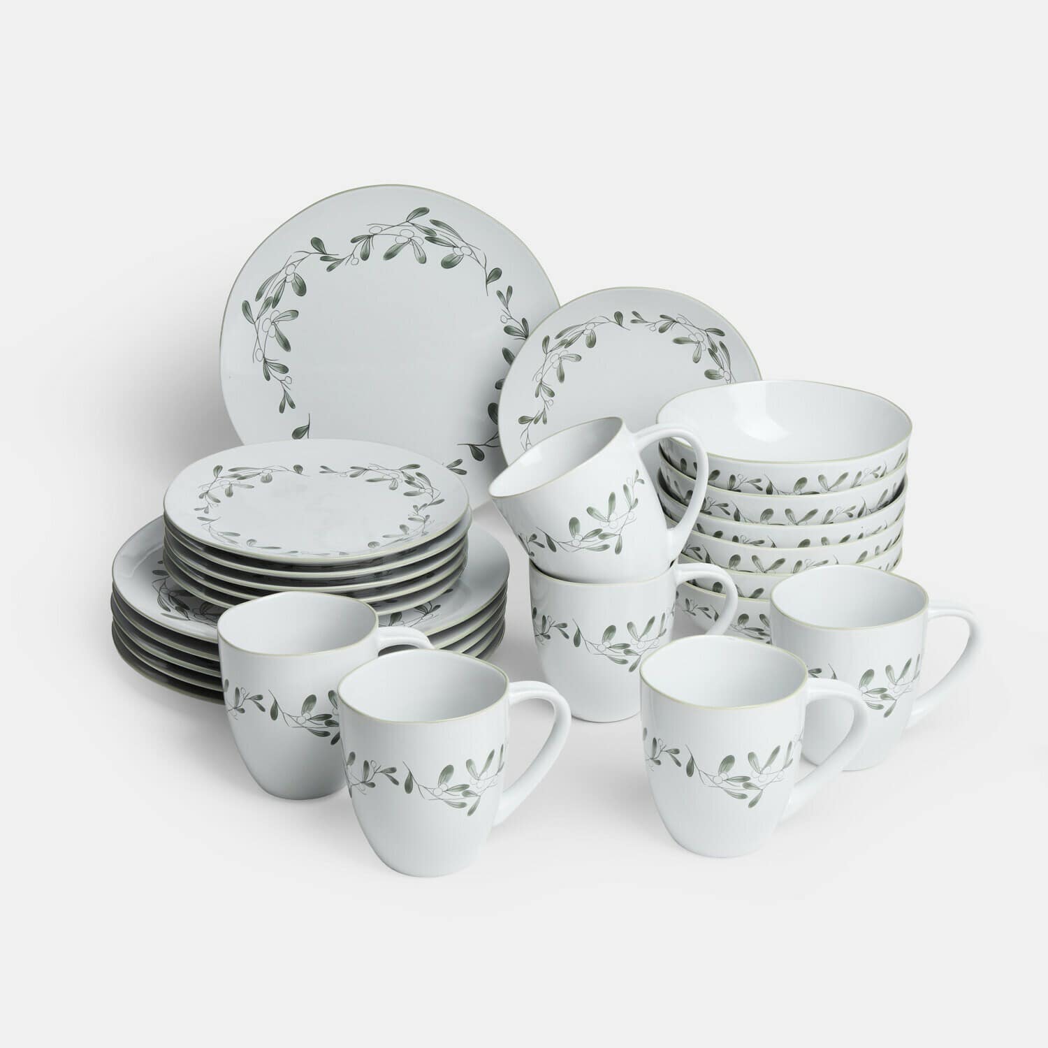 Servies set van 24 Lourévie