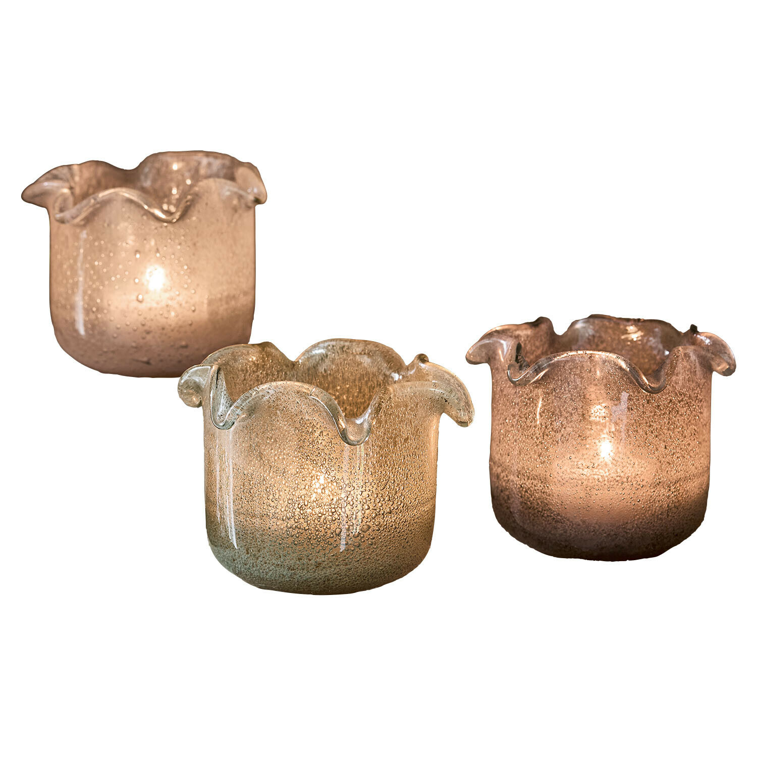 Windlichtje set van 3 Venara