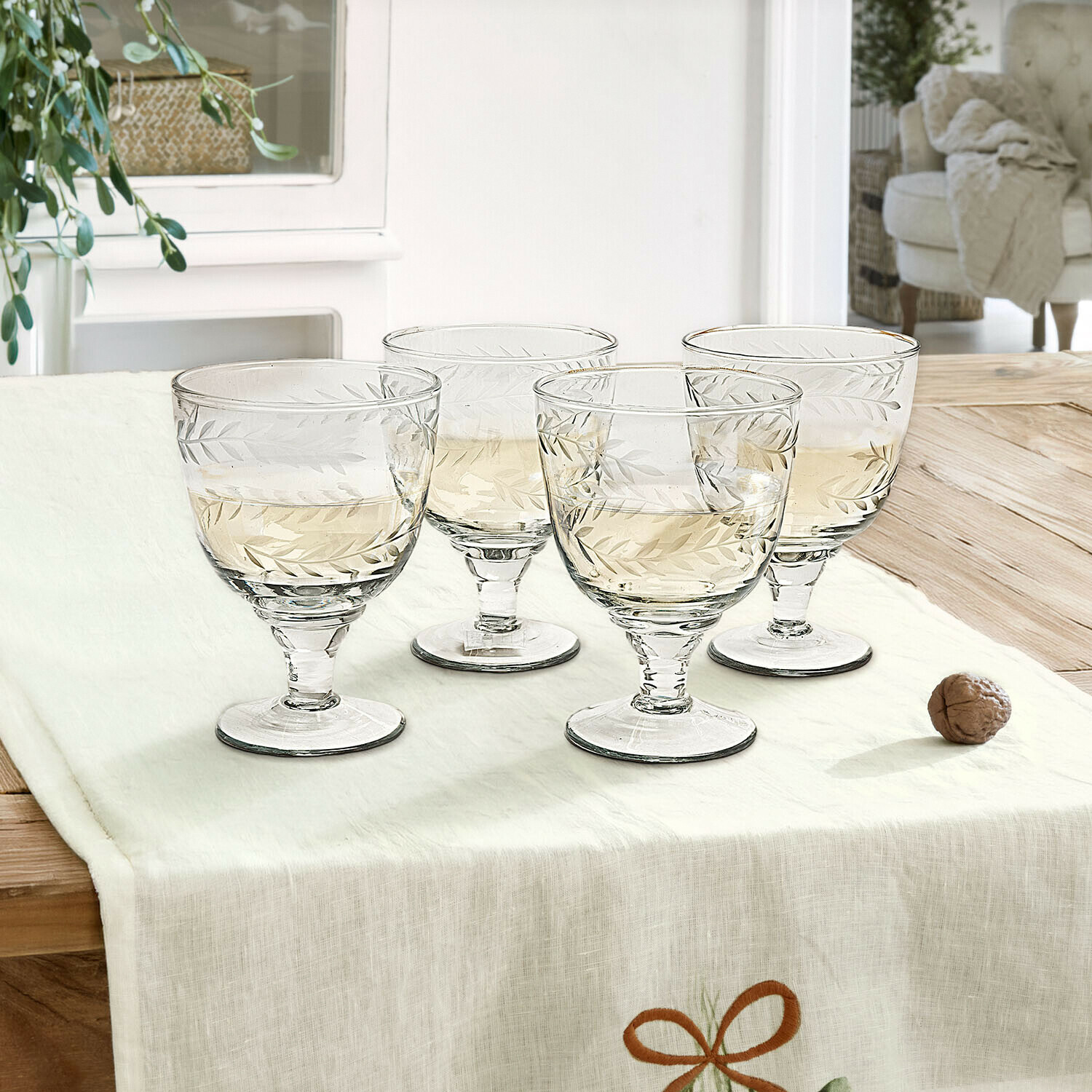 Glas set van 4 Clévarine