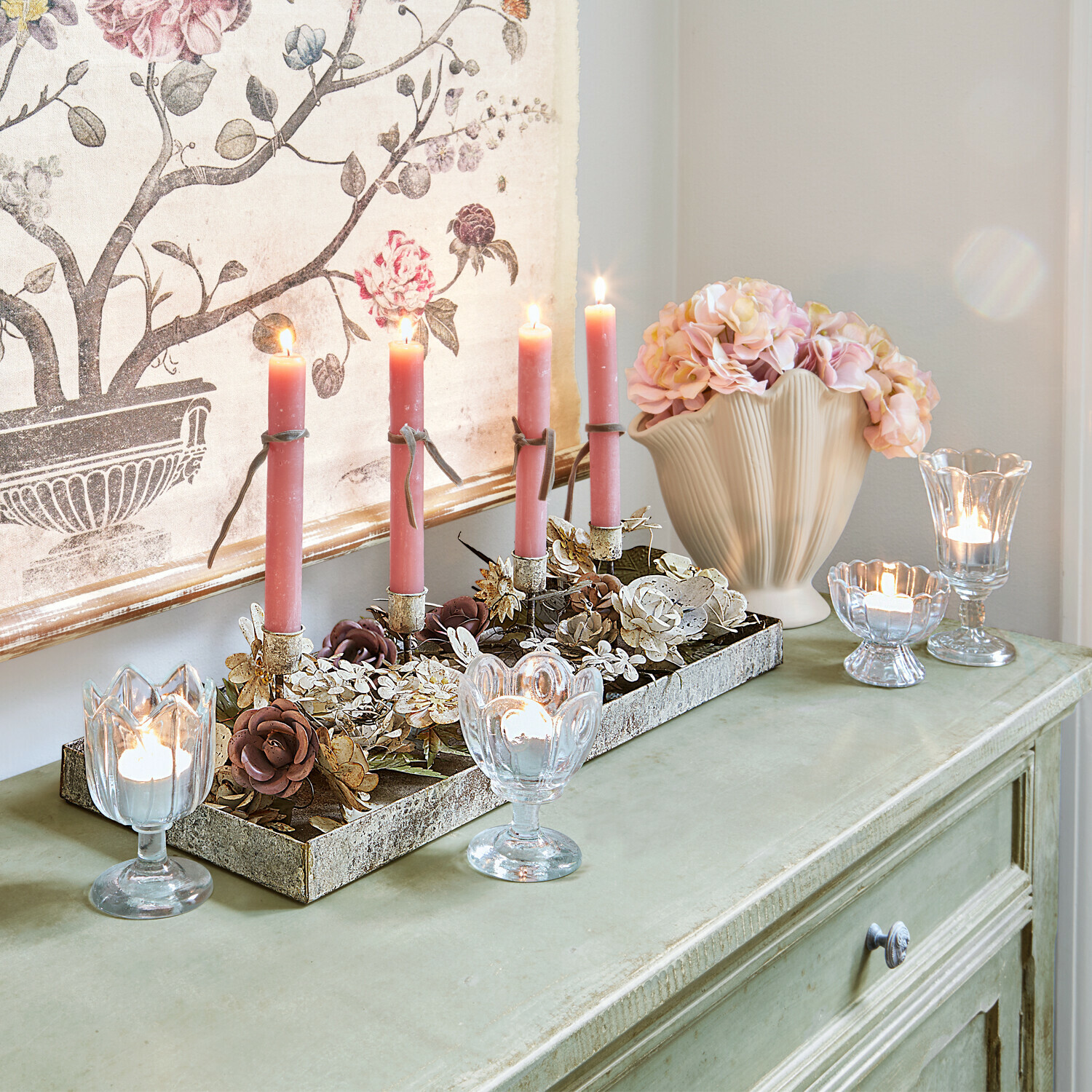 Windlichtje set van 4 Amisette