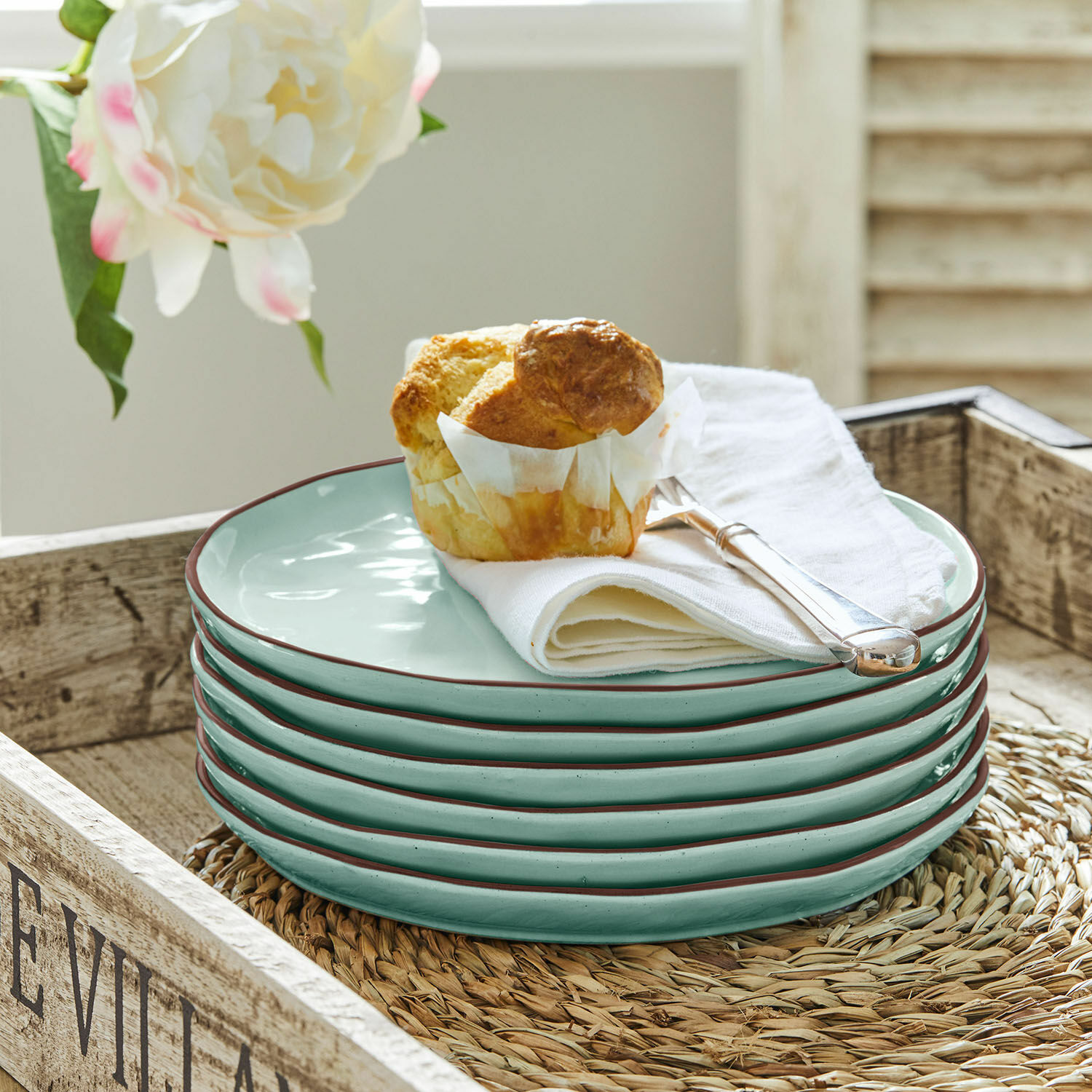 Dessertbordje set van 6 Biarré