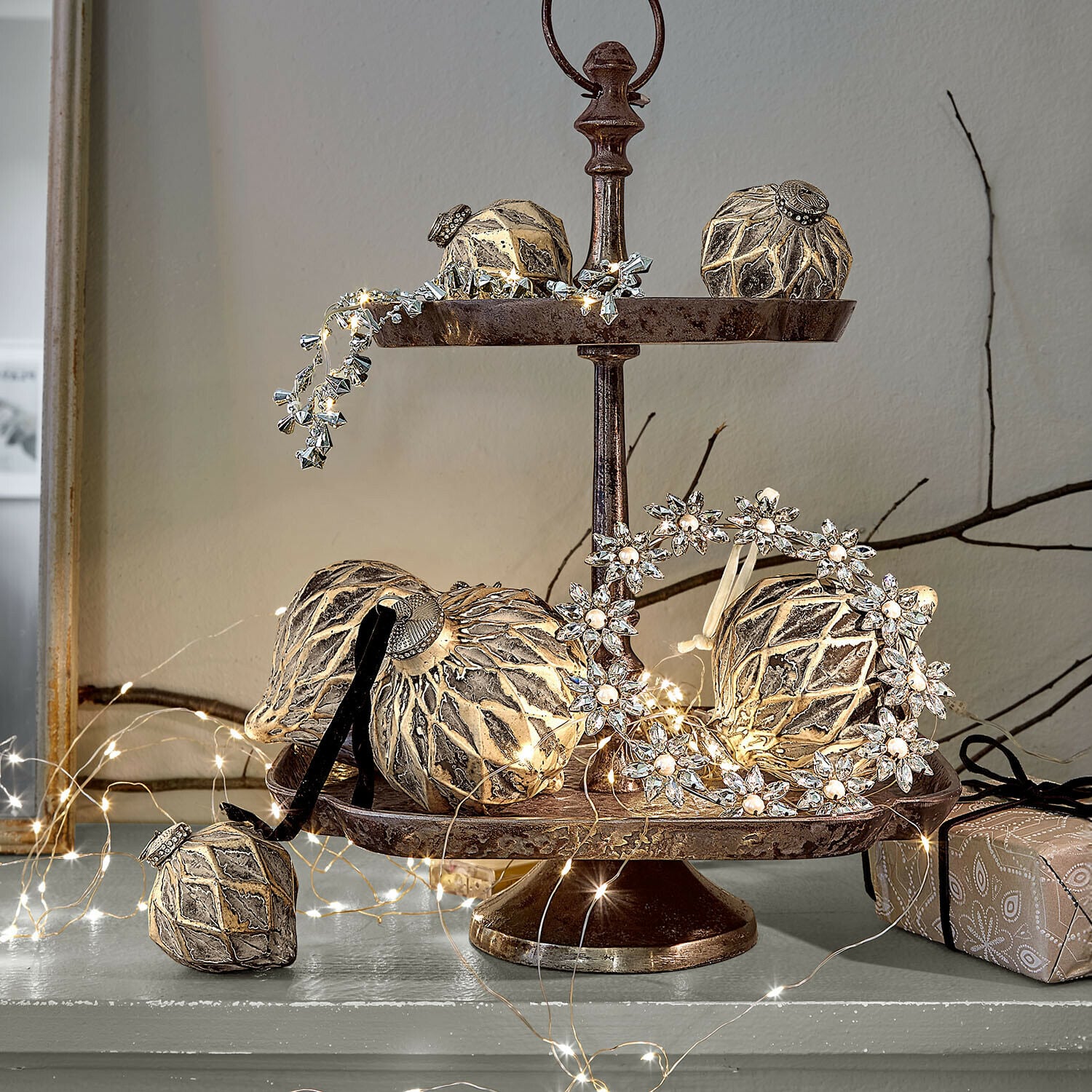 Kerstbal set van 6 Lunagh