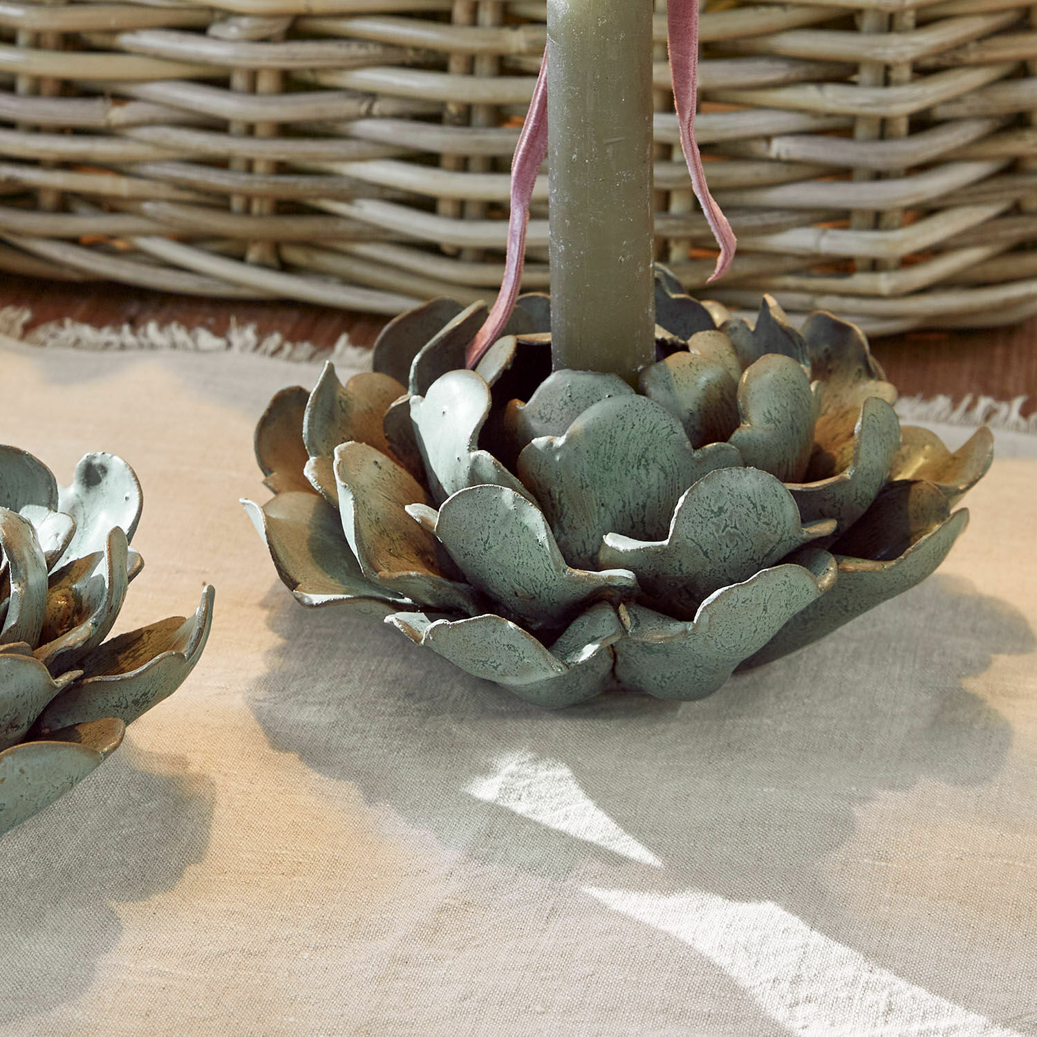 Kaarsenhouder set van 2 Myka