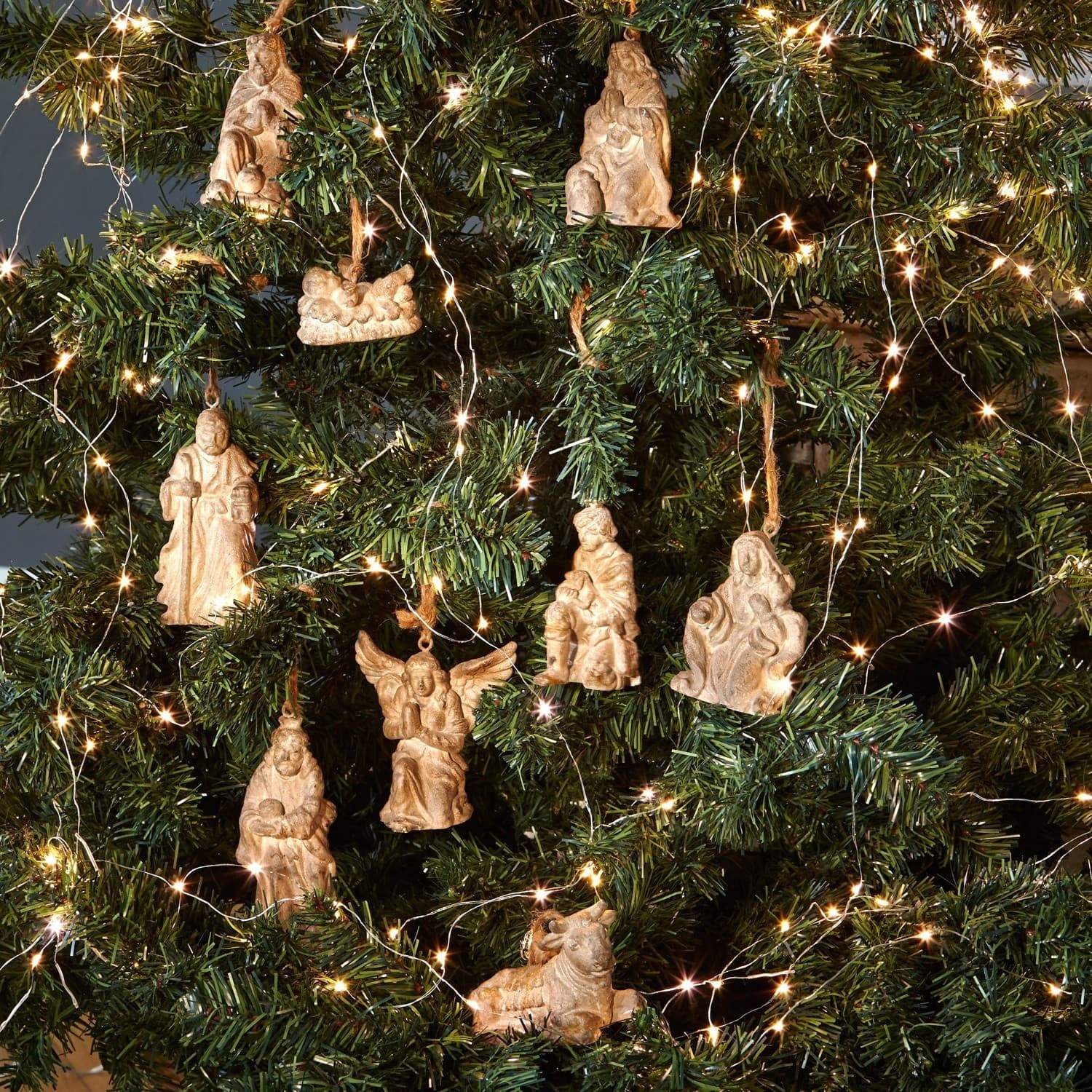 Kerststalfiguren set van 10 Holy Family