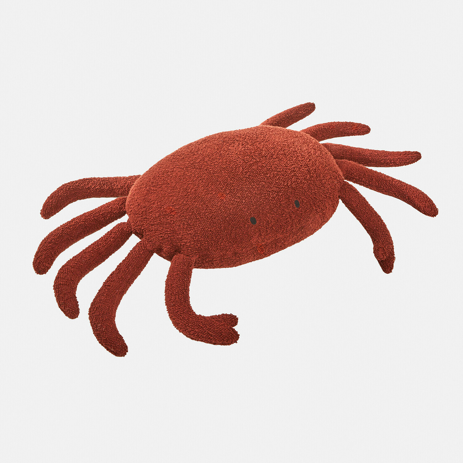 Zachte kussen in de vorm van een rode krab, decoratie voor kinderkamer