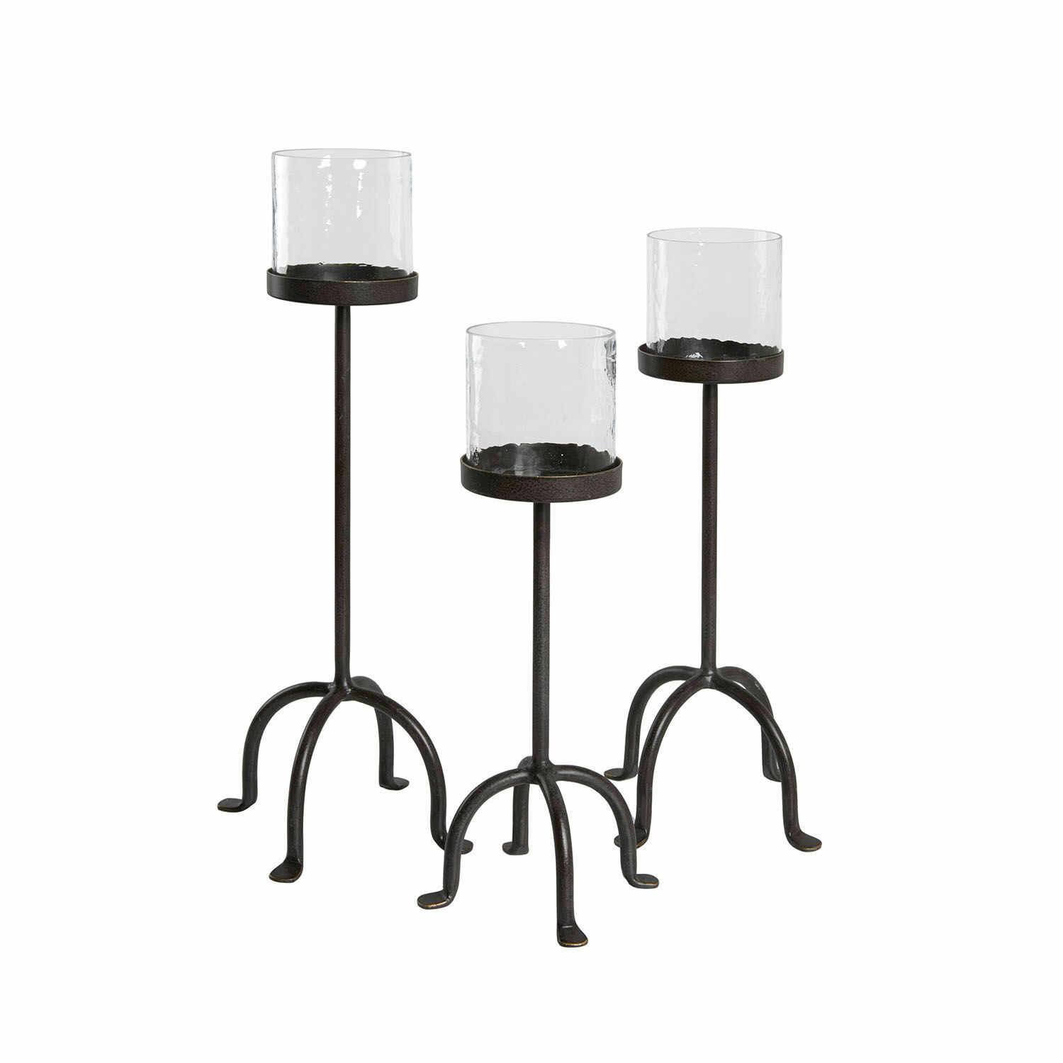 Kaarsenhouder set van 3 Tanbira