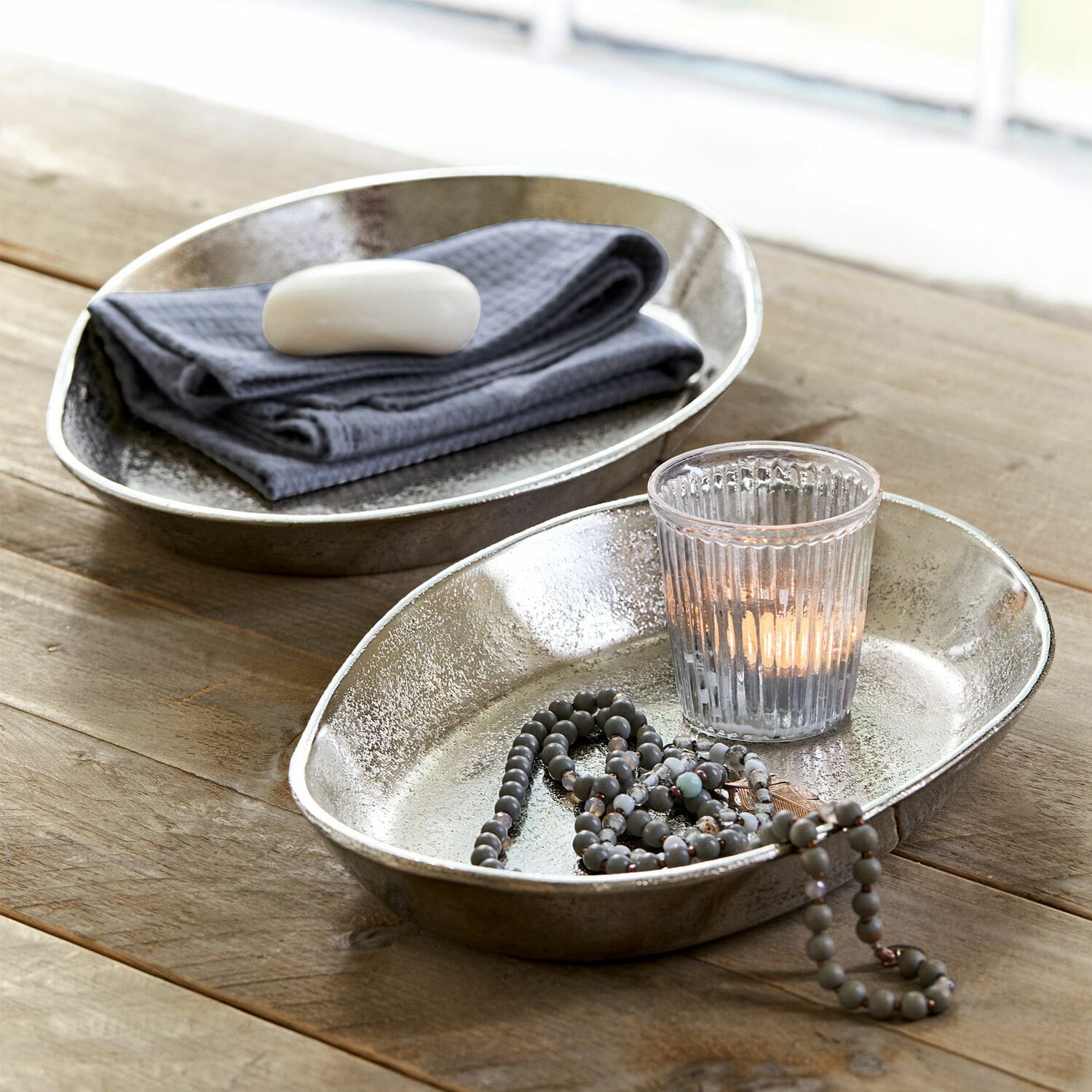Decoratieve schaal set van 2 Libisie