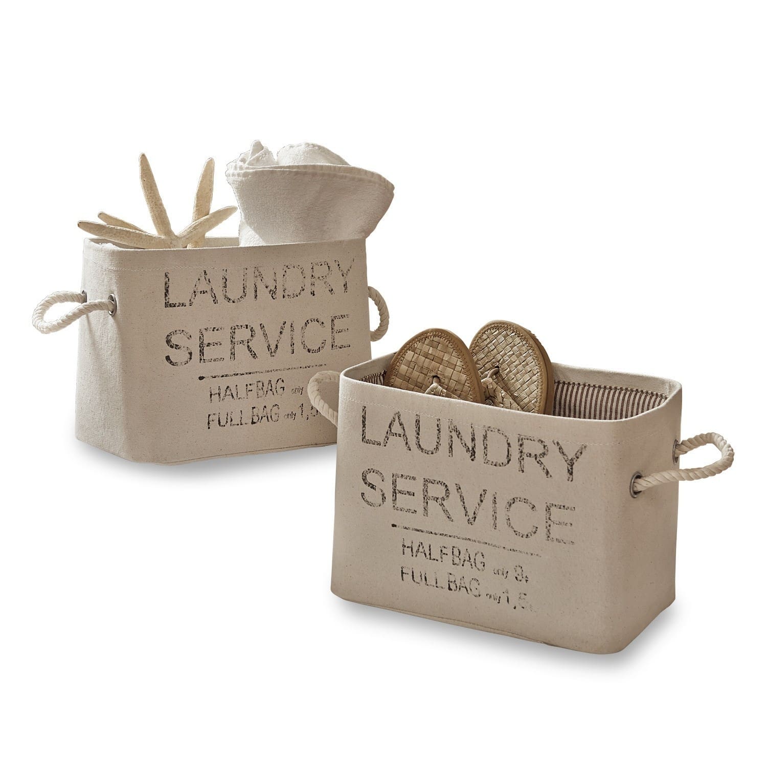 Mand set van 2 Laundry