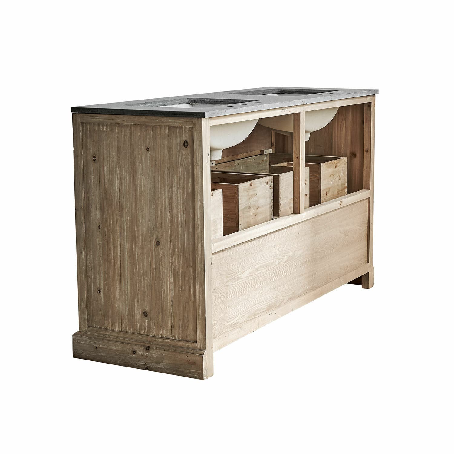 Wastafelmeubel met dubbele wastafel Andrewshire