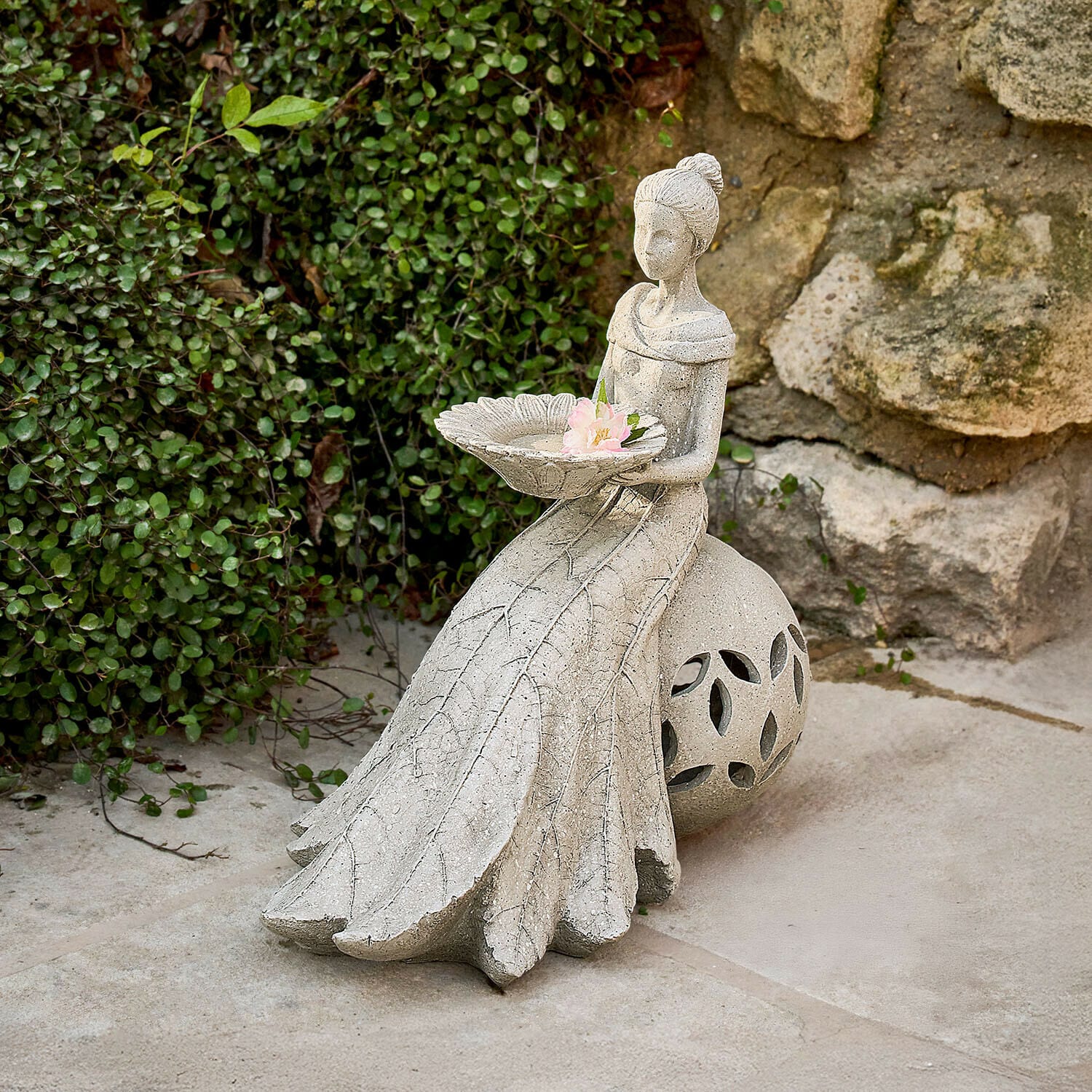 Decoratief figuurtje op zonne-energie Lendoria