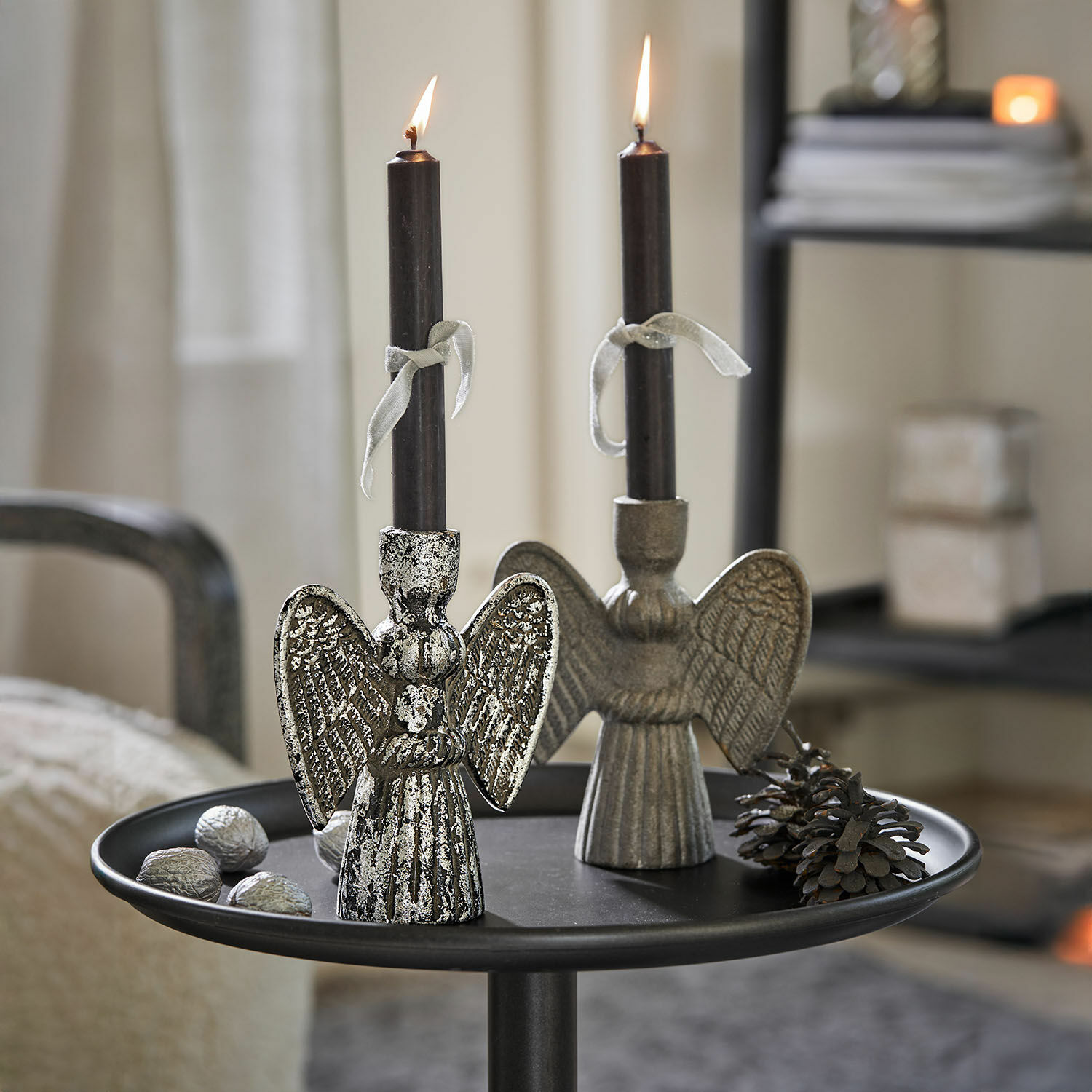 Kaarsenhouder set van 2 Auvine