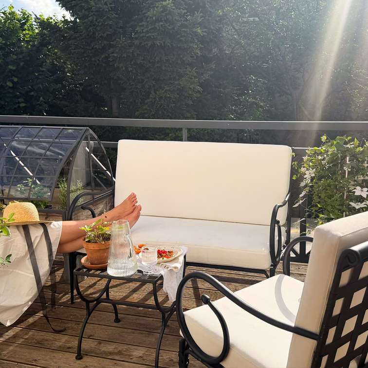 Een heerlijke nazomer op het balkon