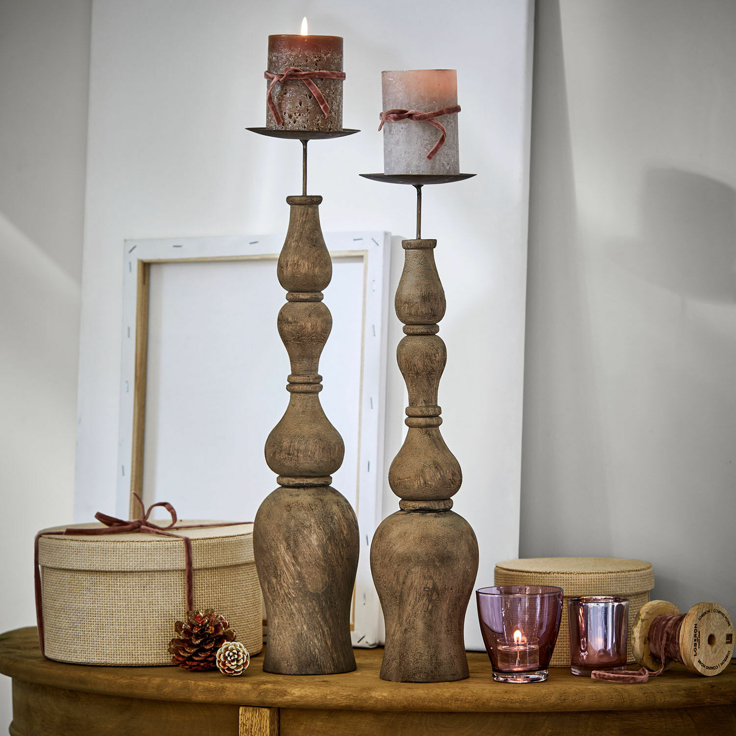 Kaarsenhouder set van 2 Fleuries-sur-Marne