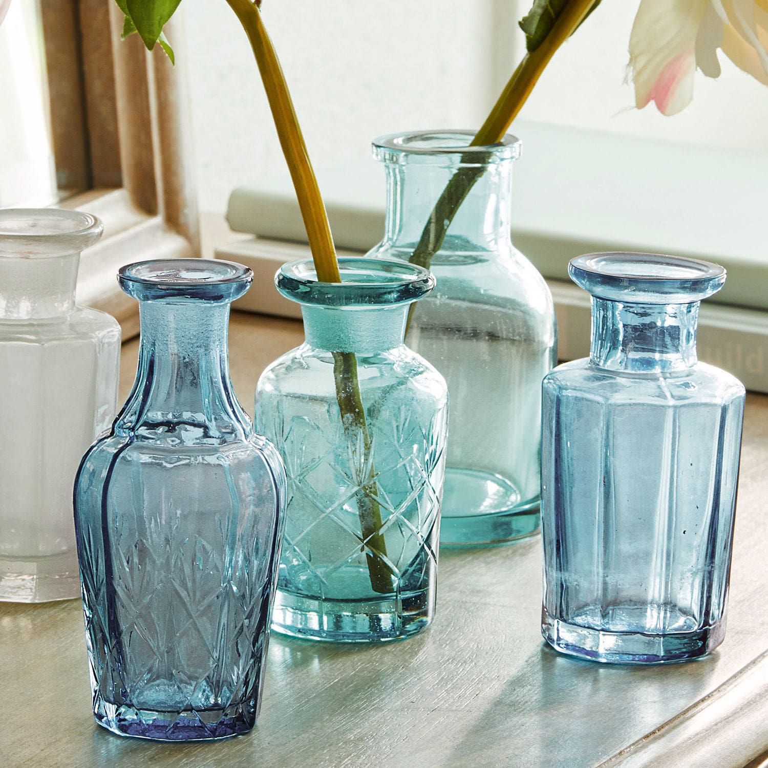 Vaas set van 6 Laurelle